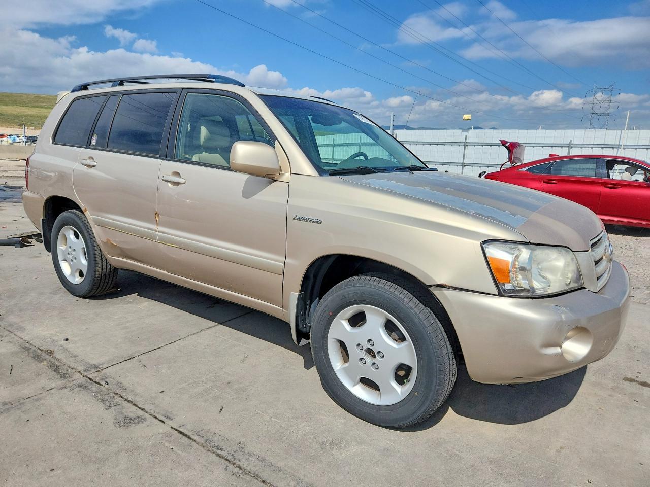 2006 Toyota Highlander Limited Tan vin: JTEEP21A760157209