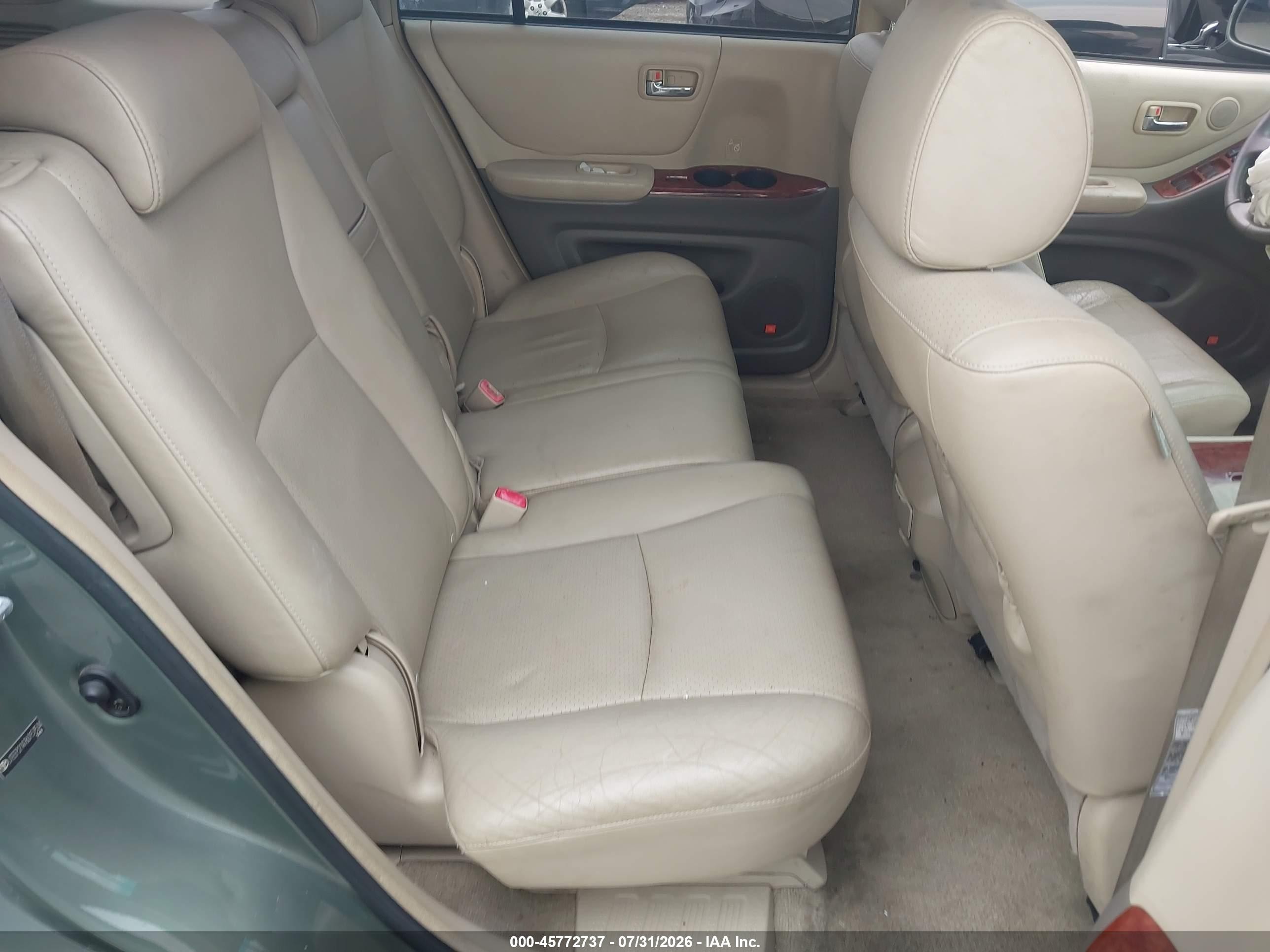 2006 Toyota Highlander Limited V6 Turquoise vin: JTEEP21A760157534