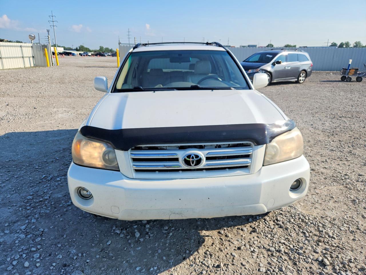 2006 Toyota Highlander Limited White vin: JTEEP21A760168386