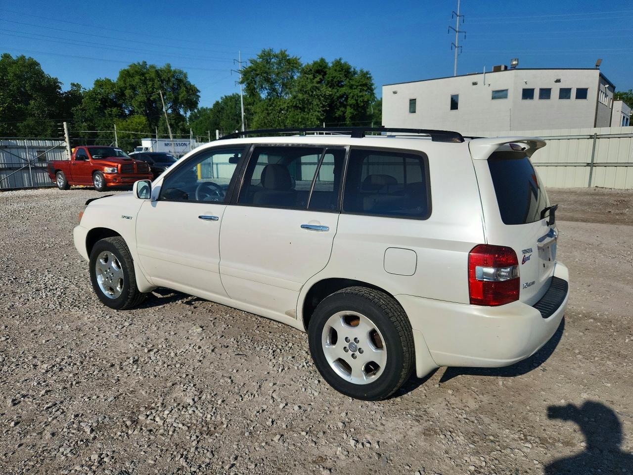 2006 Toyota Highlander Limited White vin: JTEEP21A760168386