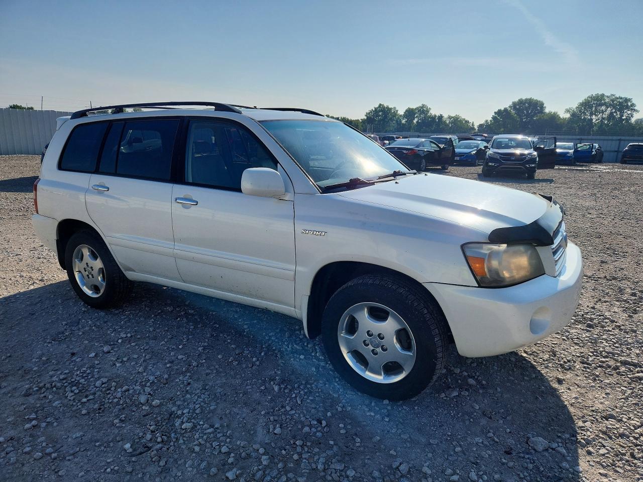 2006 Toyota Highlander Limited White vin: JTEEP21A760168386
