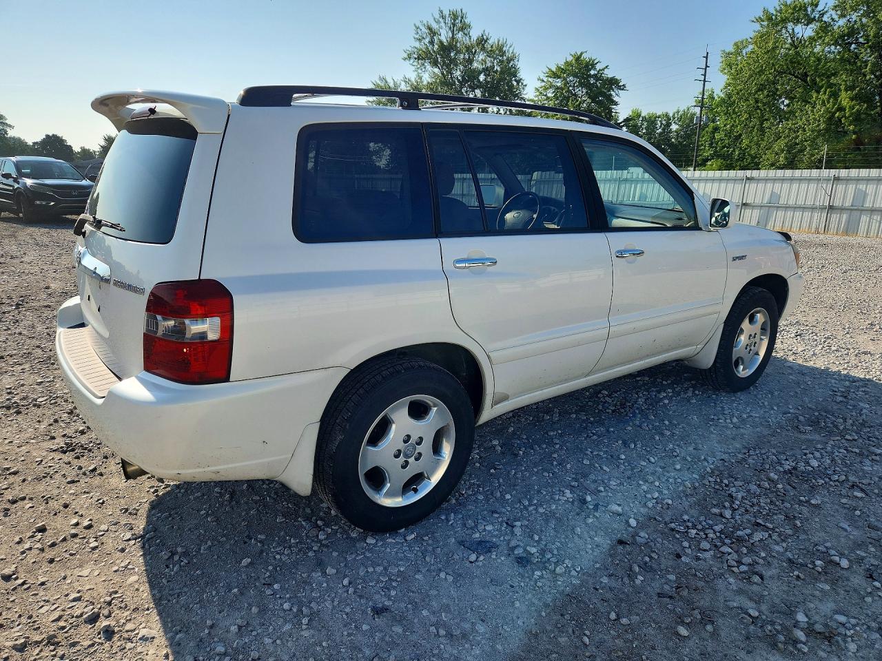 2006 Toyota Highlander Limited White vin: JTEEP21A760168386