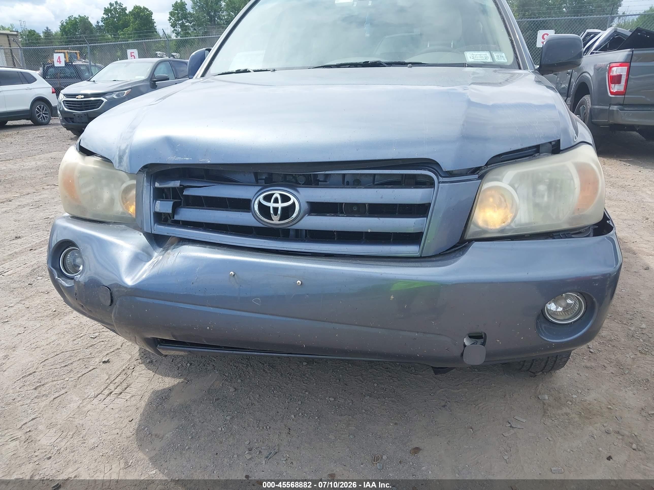 2006 Toyota Highlander Limited V6 Light Blue vin: JTEEP21A760174821