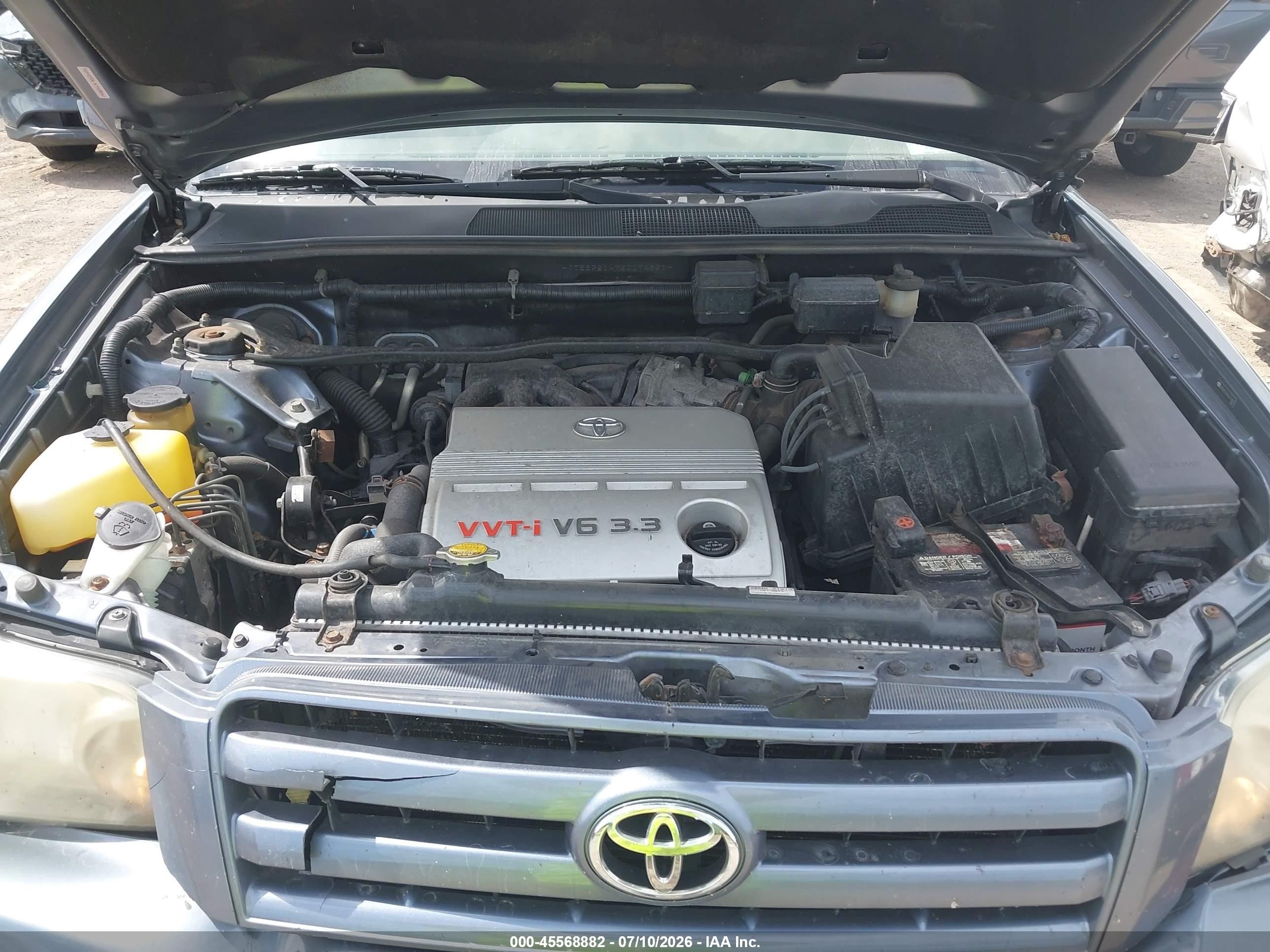 2006 Toyota Highlander Limited V6 Light Blue vin: JTEEP21A760174821