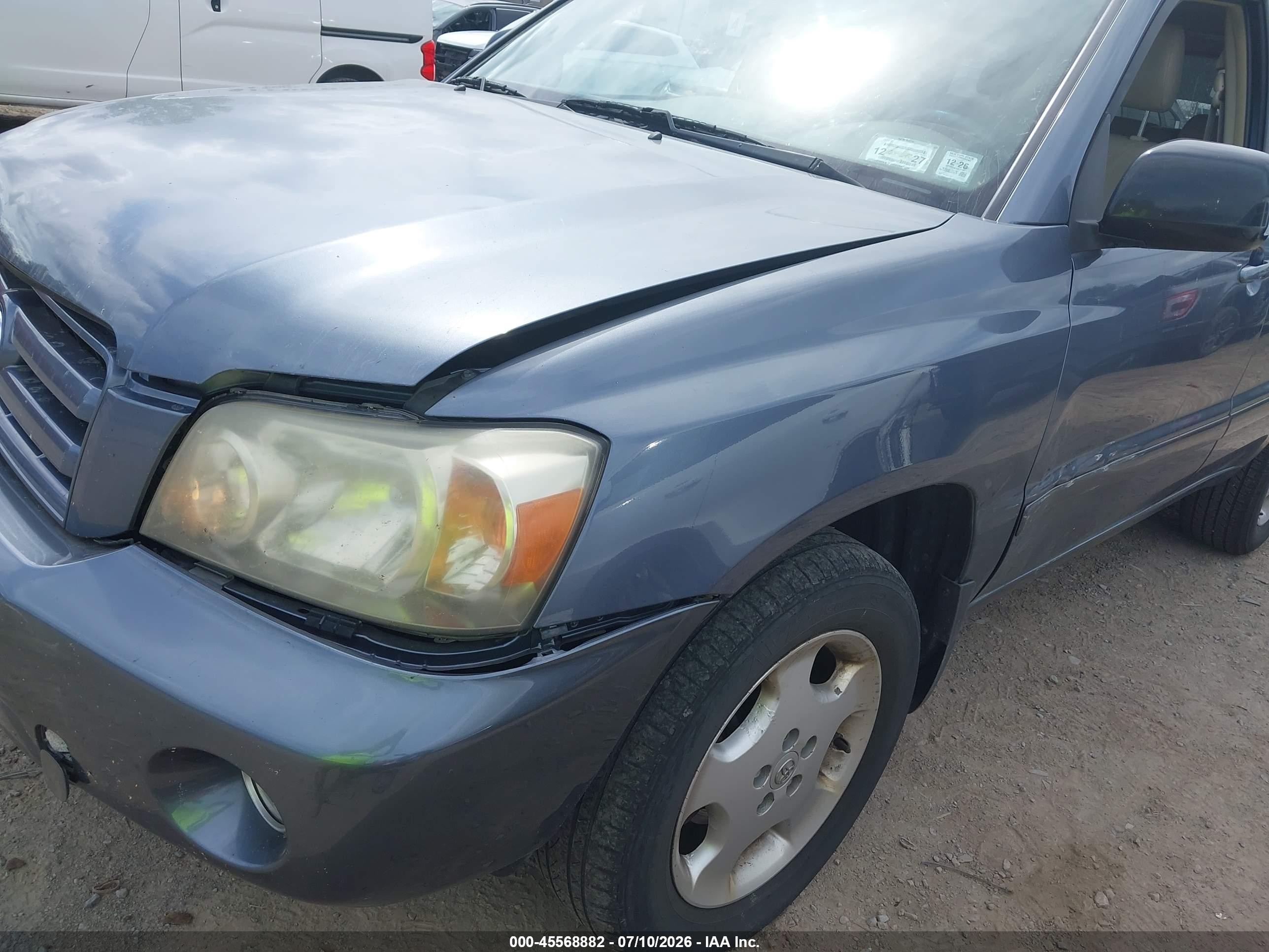 2006 Toyota Highlander Limited V6 Light Blue vin: JTEEP21A760174821