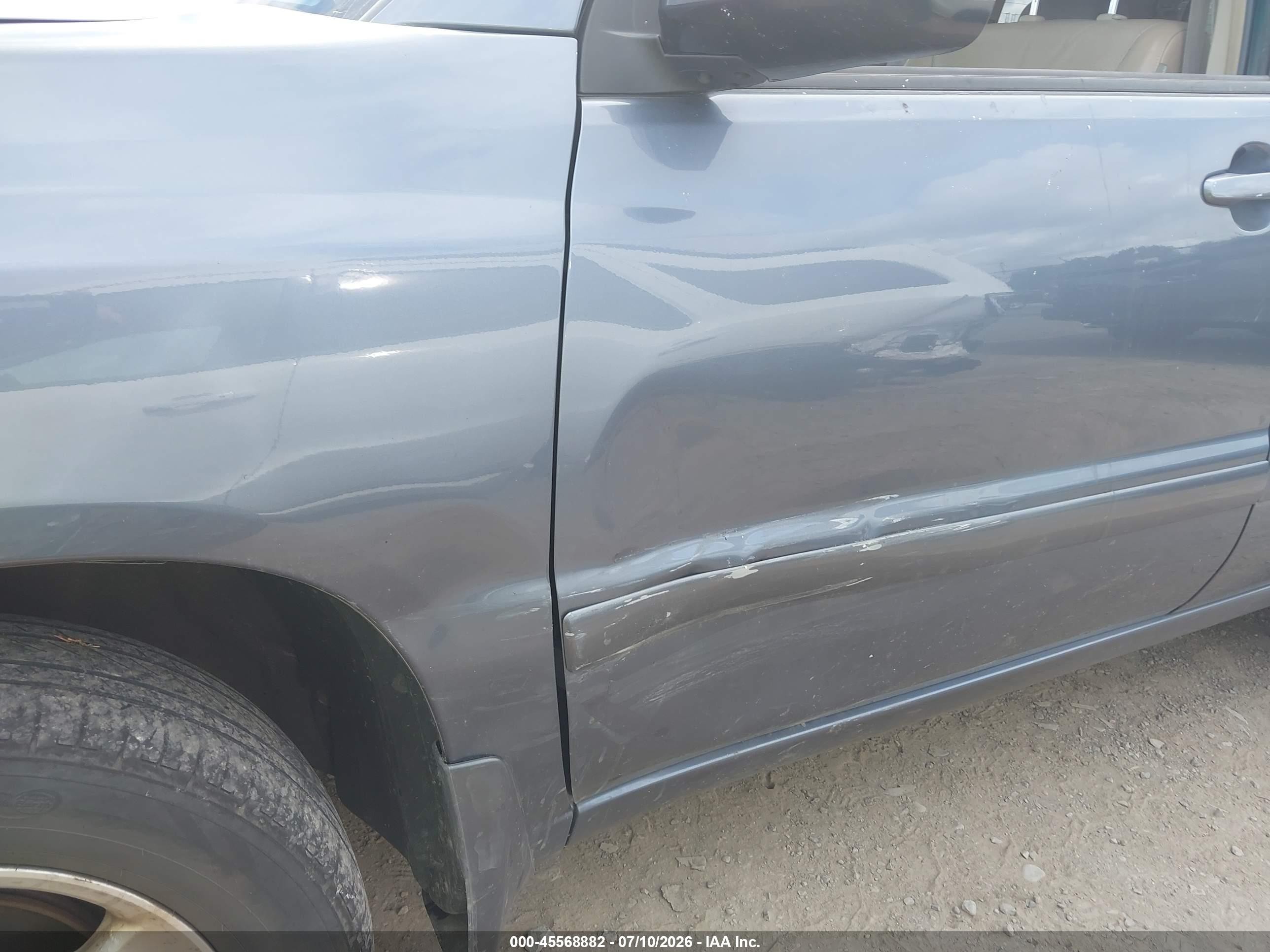 2006 Toyota Highlander Limited V6 Light Blue vin: JTEEP21A760174821