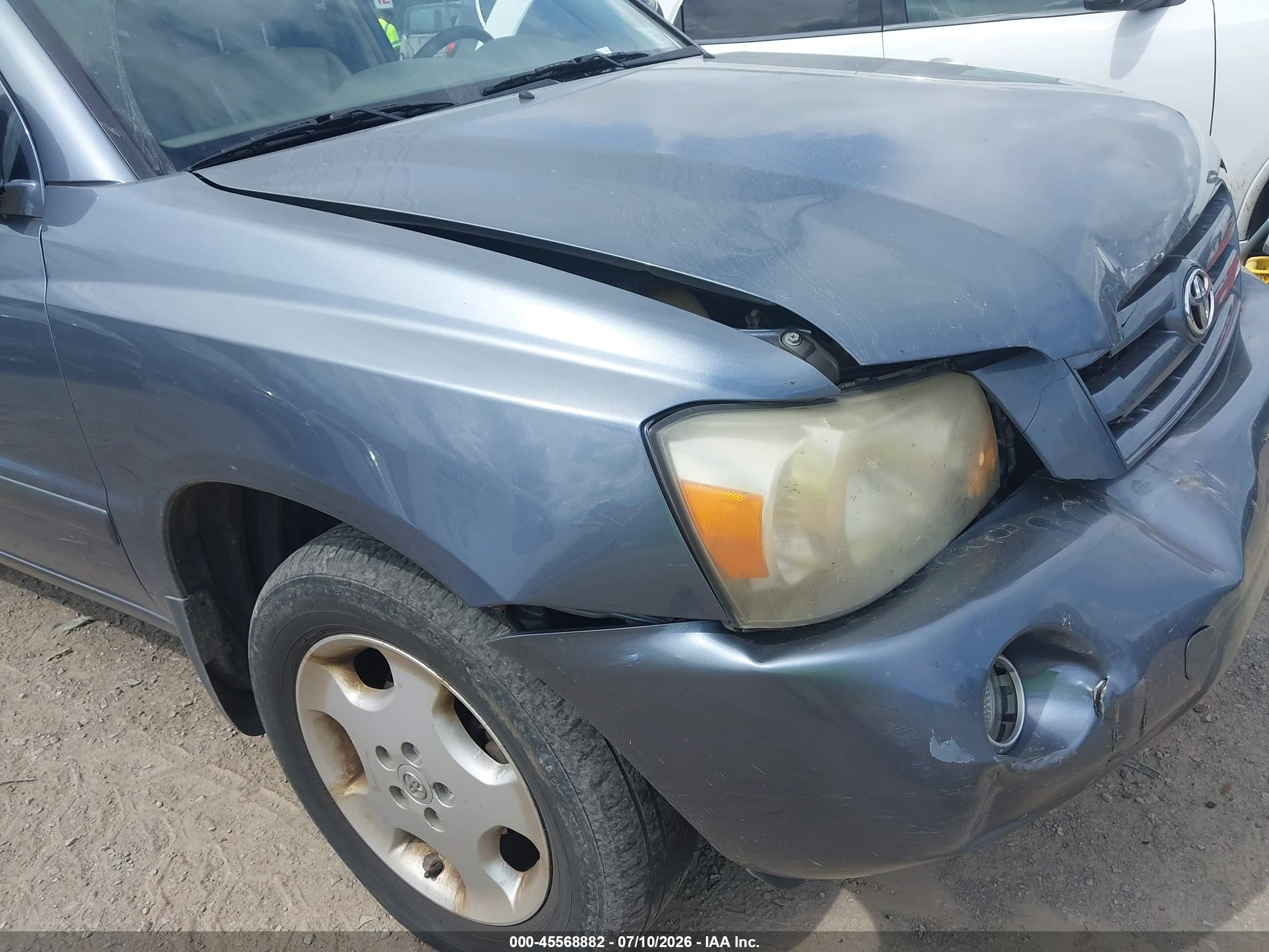 2006 Toyota Highlander Limited V6 Light Blue vin: JTEEP21A760174821
