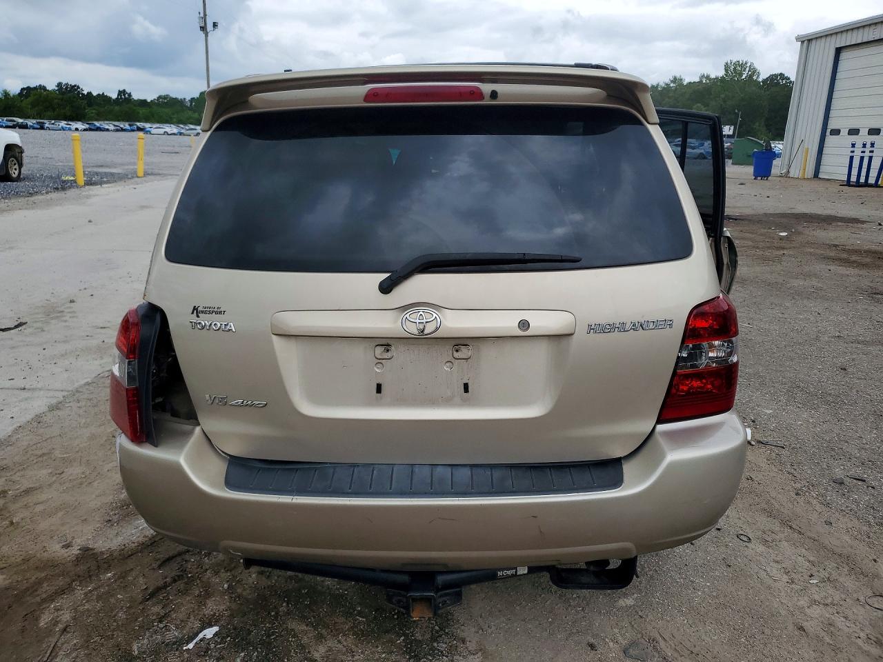 2007 Toyota Highlander Limited Beige vin: JTEEP21A770206233