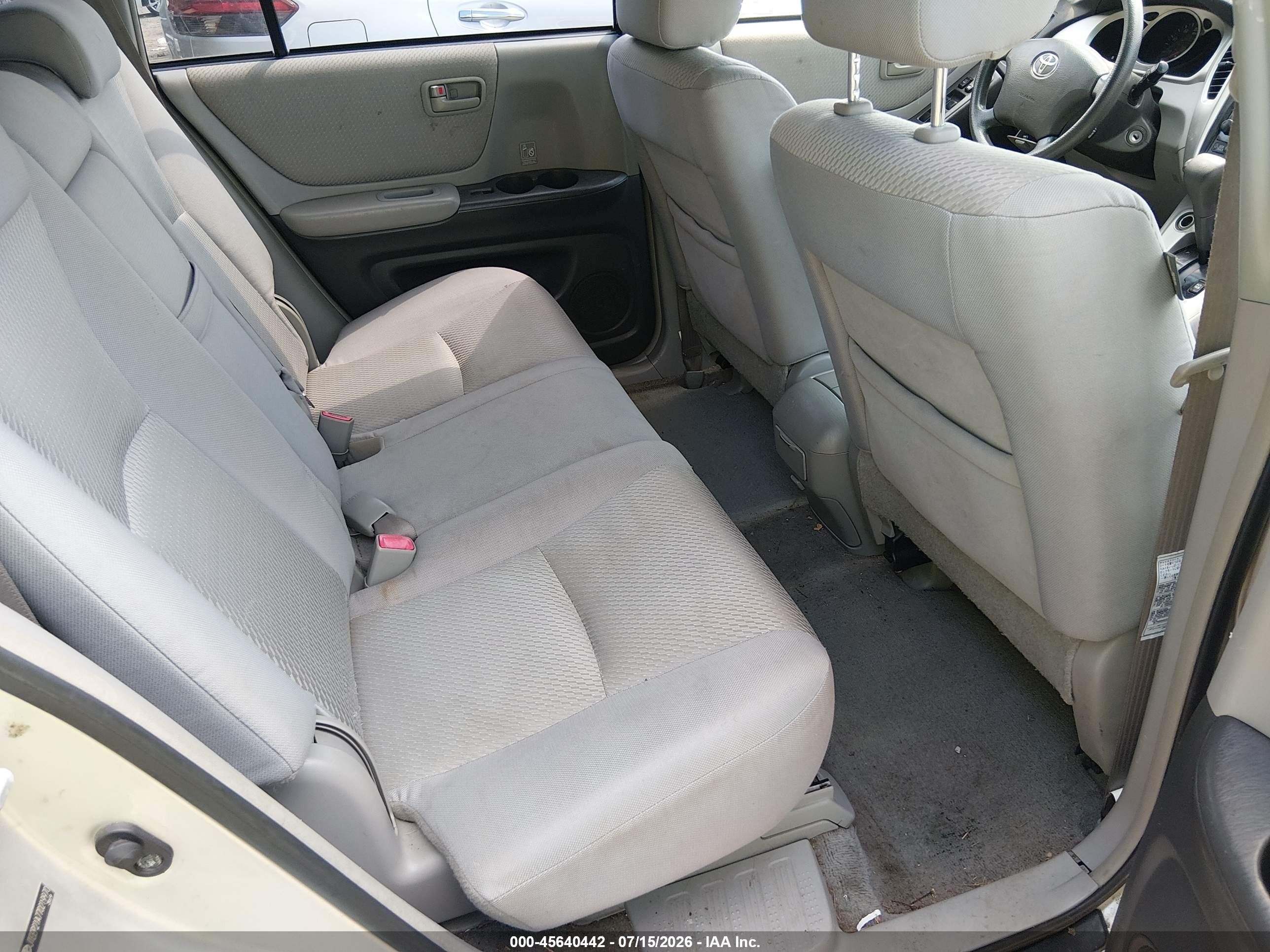2007 Toyota Highlander 3rd Row Silver vin: JTEEP21A770219970