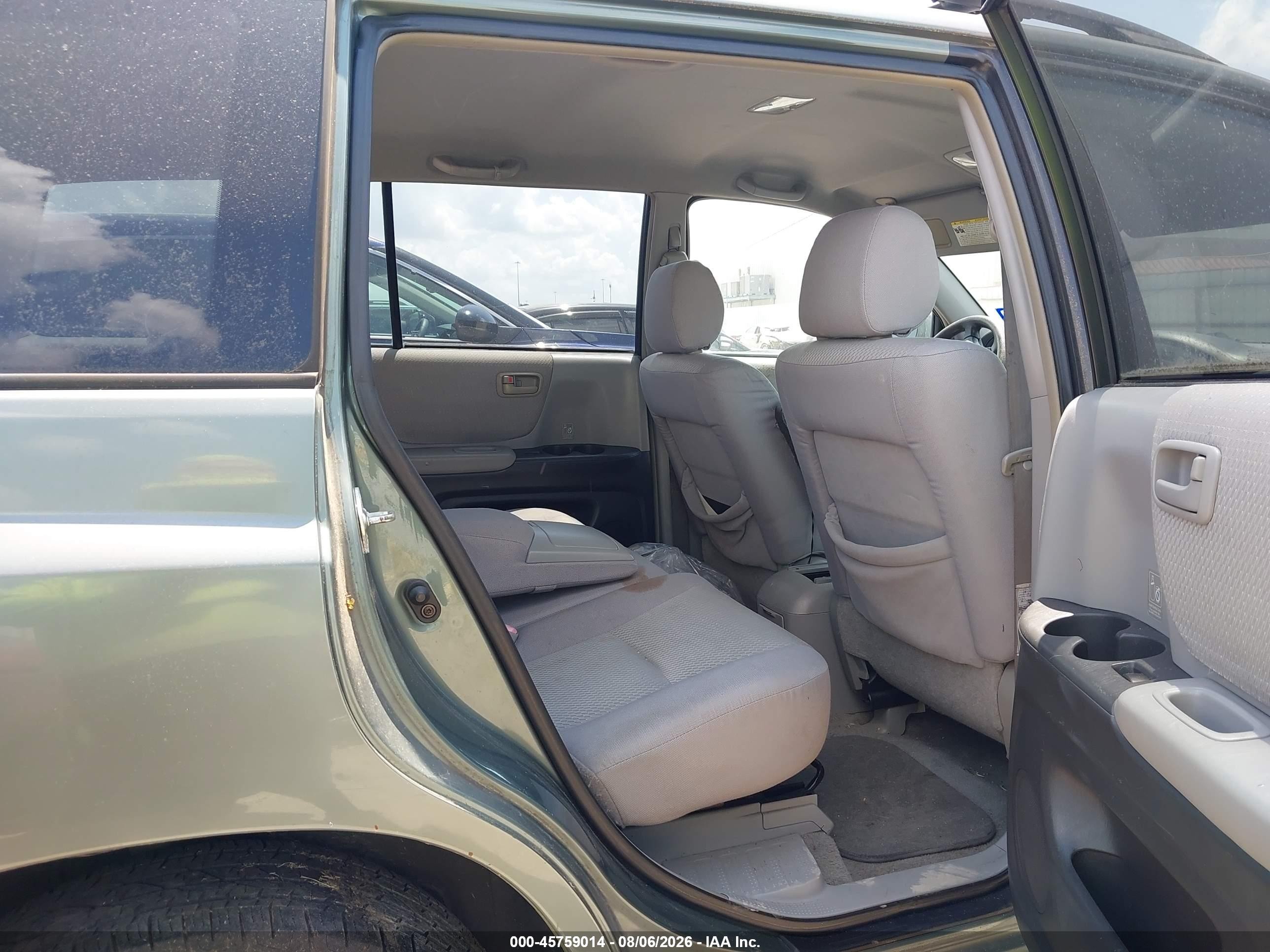 2004 Toyota Highlander V6 Green vin: JTEEP21A840029915