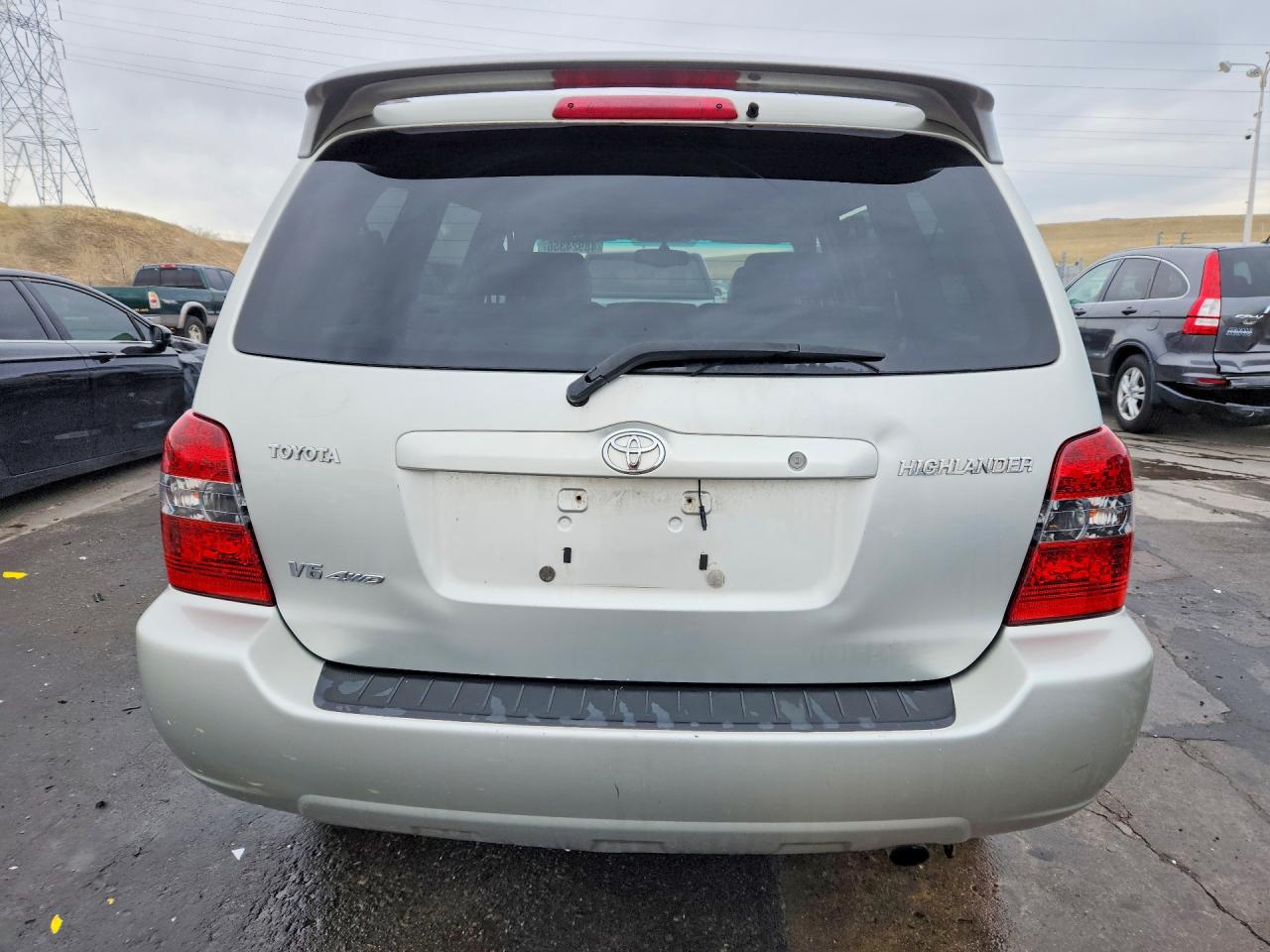2004 Toyota Highlander Limited Серебряный vin: JTEEP21A840048111