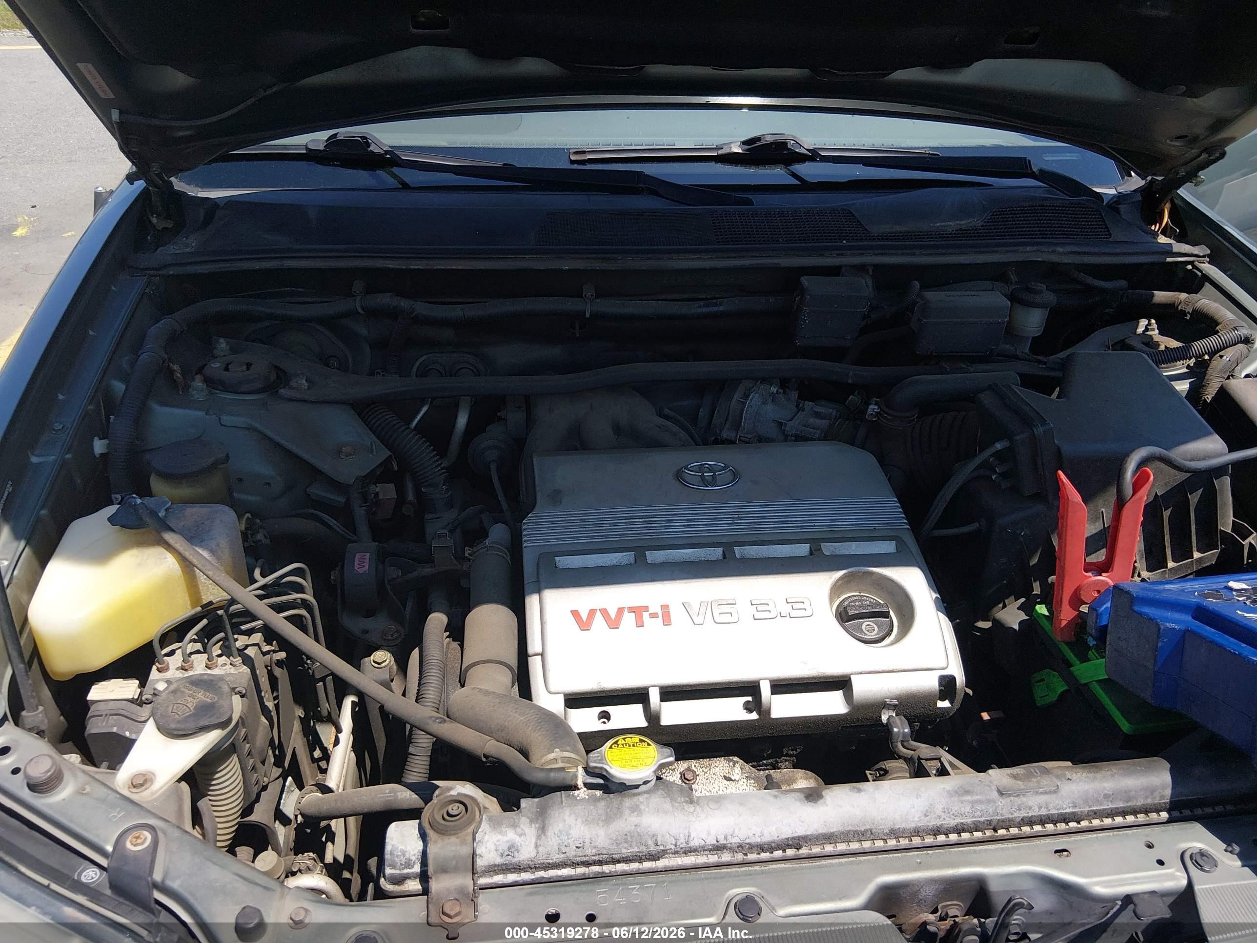 2004 Toyota Highlander V6 Green vin: JTEEP21A840053874