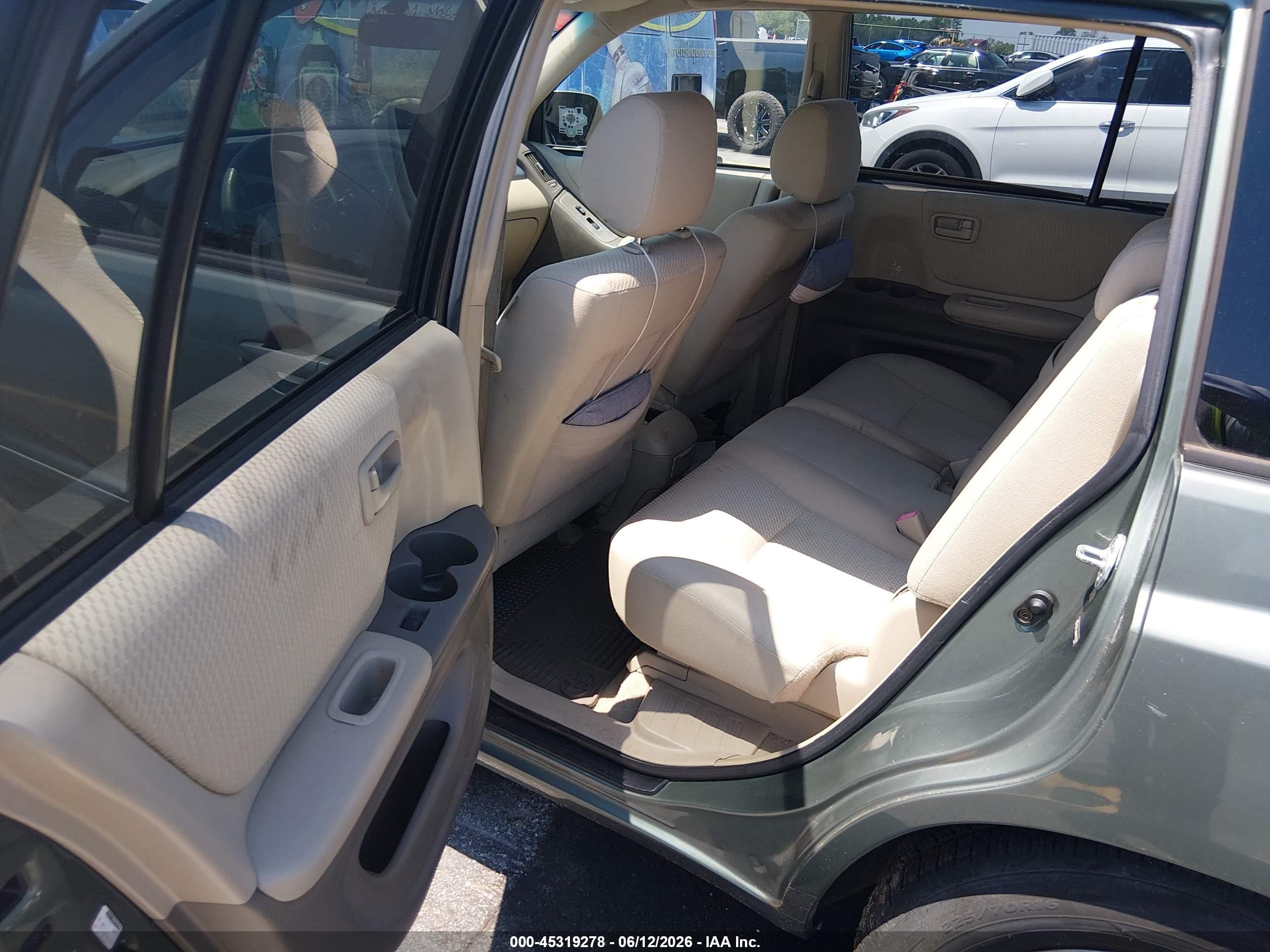2004 Toyota Highlander V6 Green vin: JTEEP21A840053874