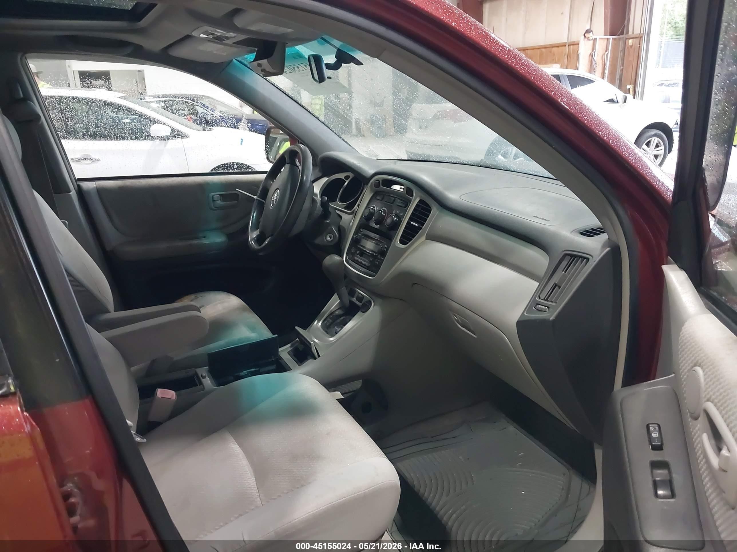 2004 Toyota Highlander V6 Красный vin: JTEEP21A840062977