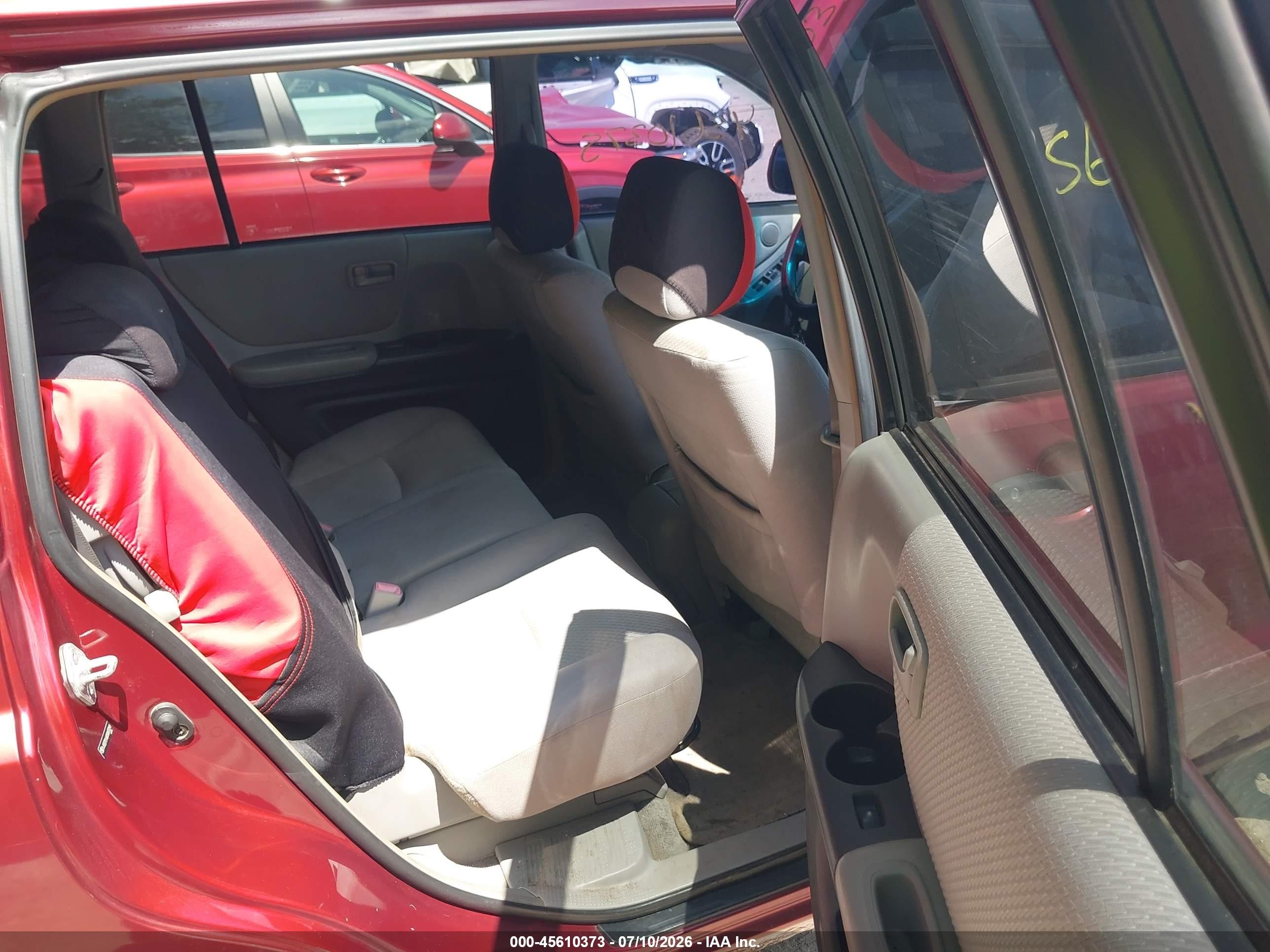 2005 Toyota Highlander V6 Burgundy vin: JTEEP21A850077299