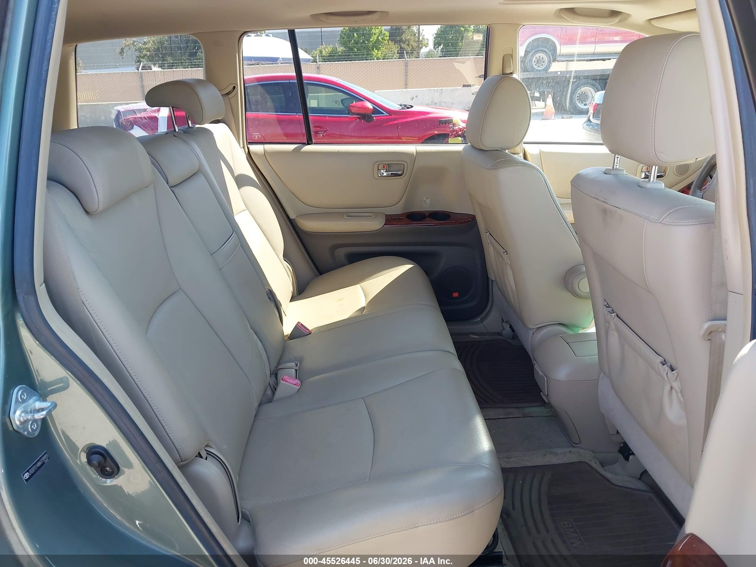 2006 Toyota Highlander Limited V6 Зеленый vin: JTEEP21A860159955