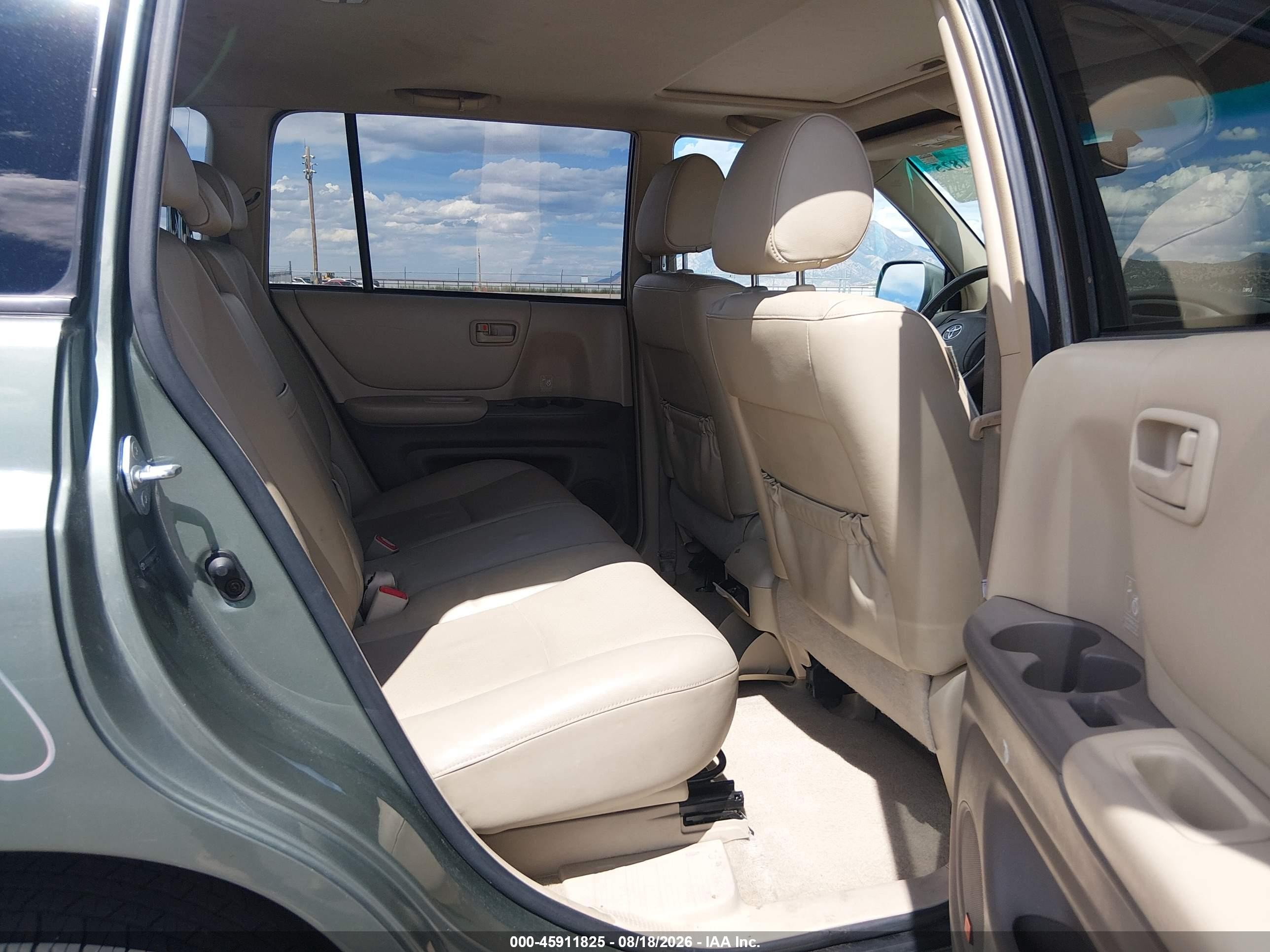 2006 Toyota Highlander V6 Green vin: JTEEP21A860165965