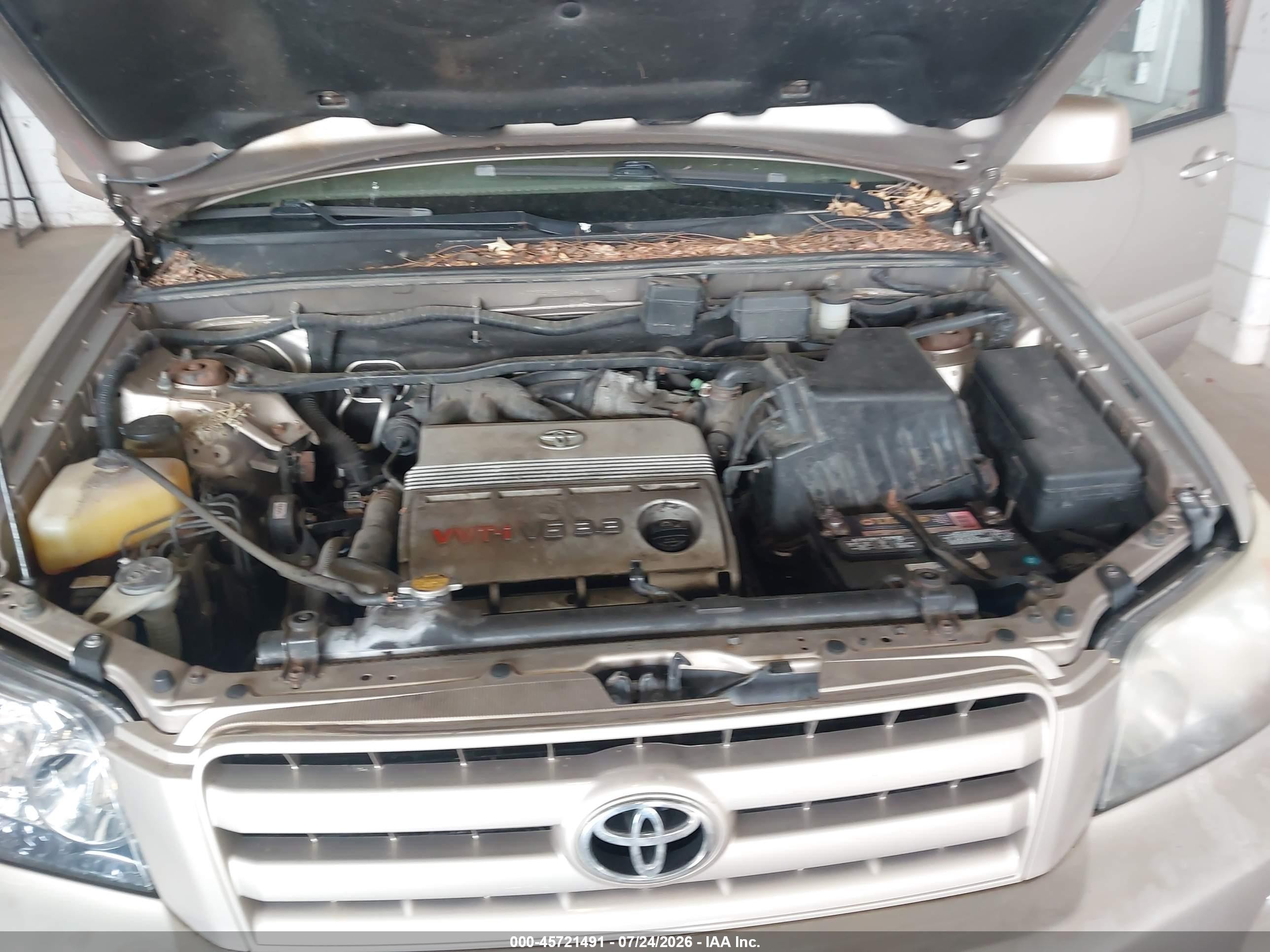 2006 Toyota Highlander Limited V6 Желто-коричневый vin: JTEEP21A860175752