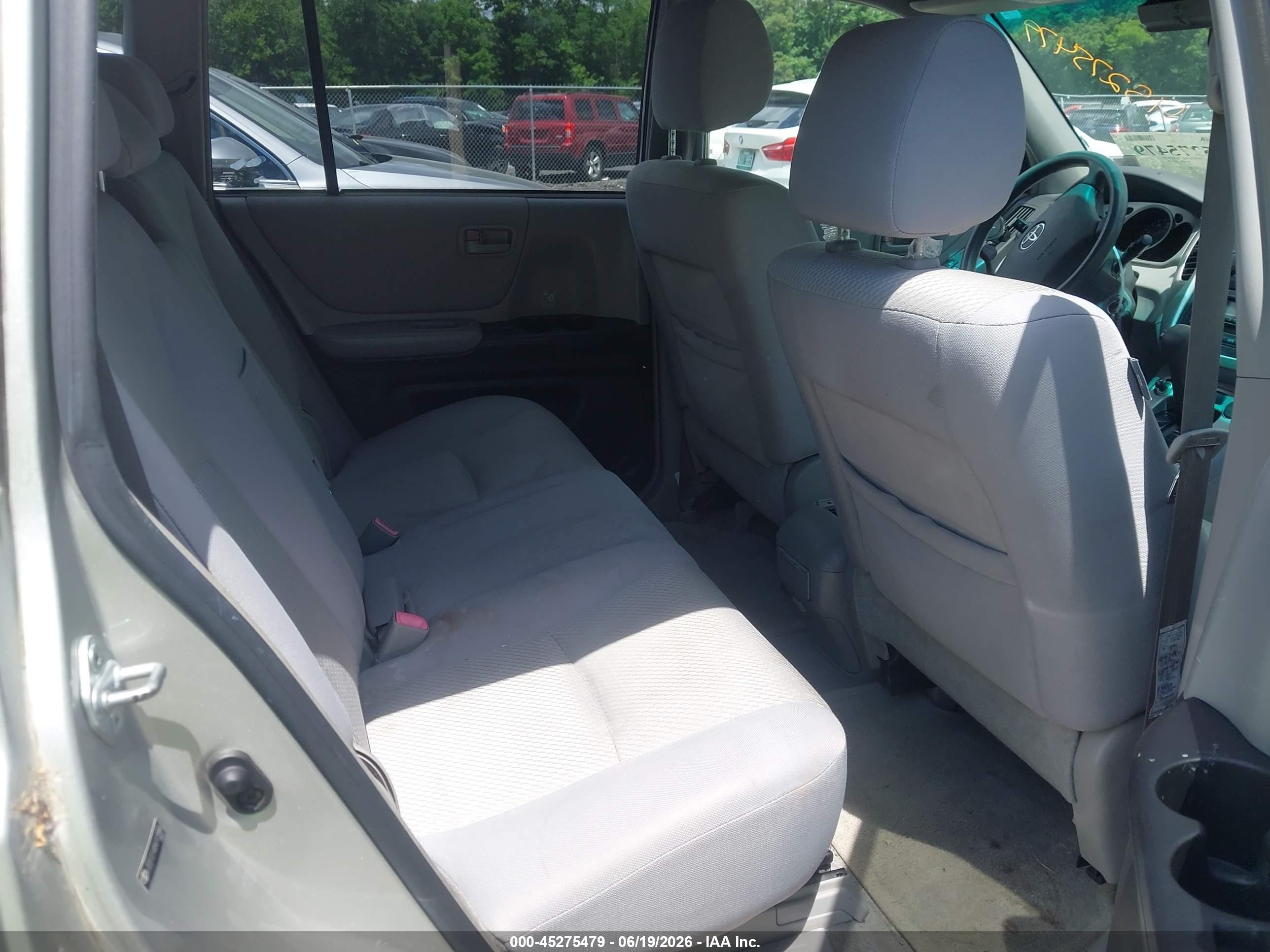 2006 Toyota Highlander V6 Silver vin: JTEEP21A860179686