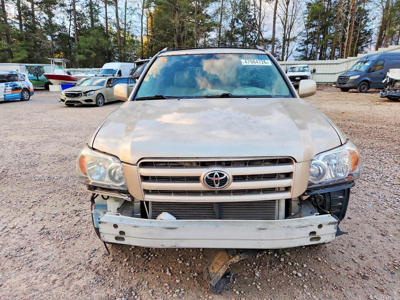 2007 Toyota Highlander Limited Gold vin: JTEEP21A870224899