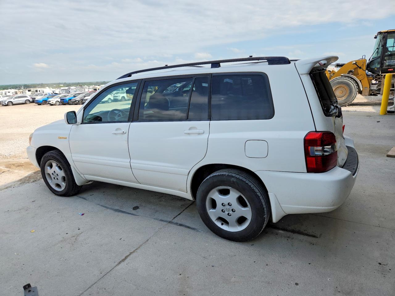 2004 Toyota Highlander Limited White vin: JTEEP21A940014260