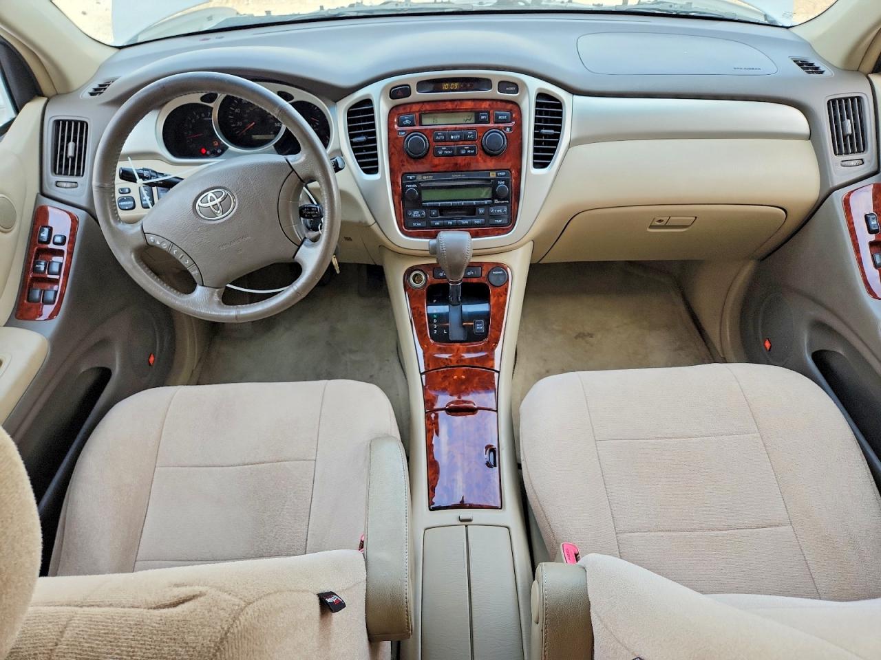 2004 Toyota Highlander Limited White vin: JTEEP21A940014260