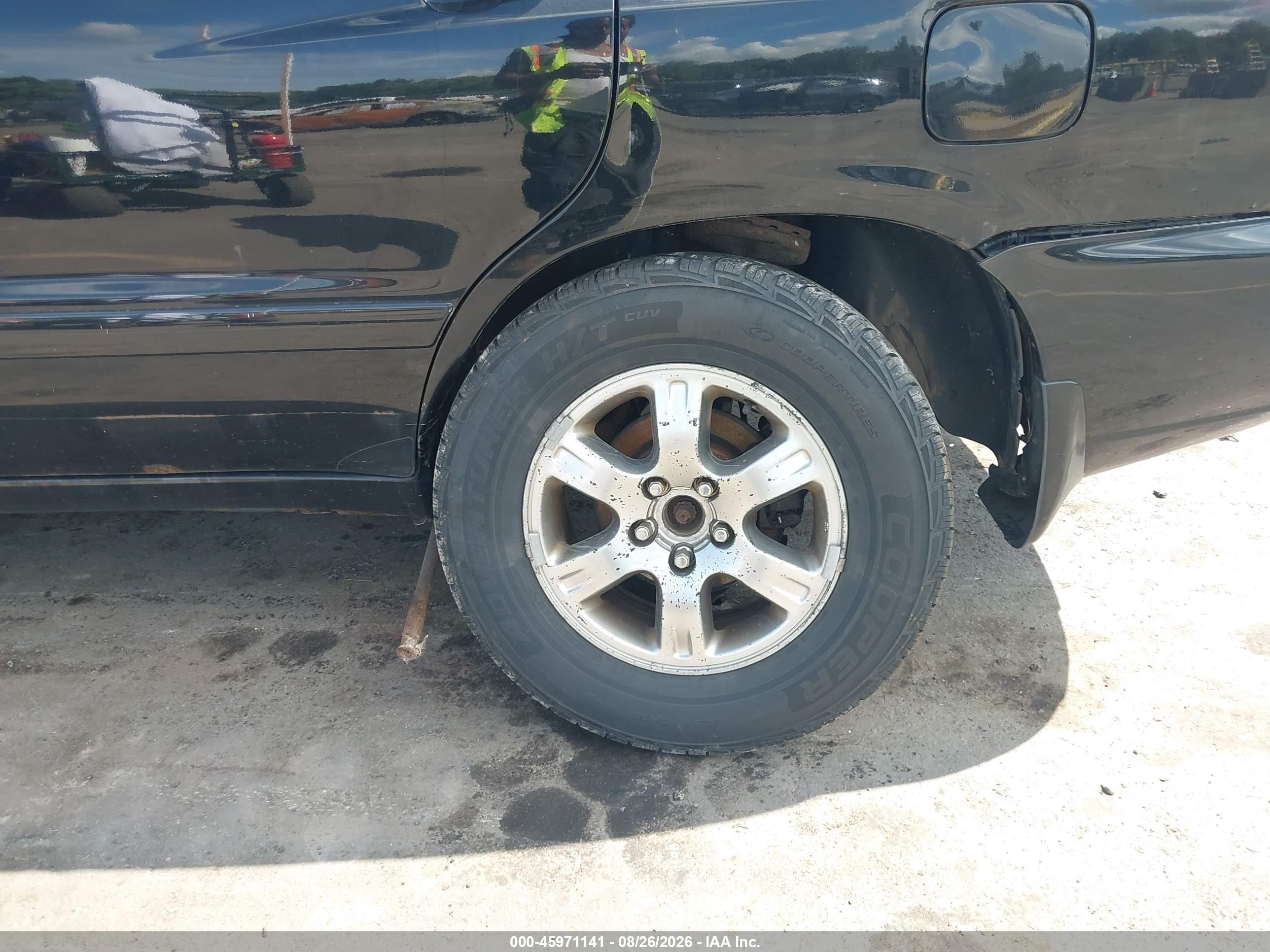 2004 Toyota Highlander V6 Black vin: JTEEP21A940024450