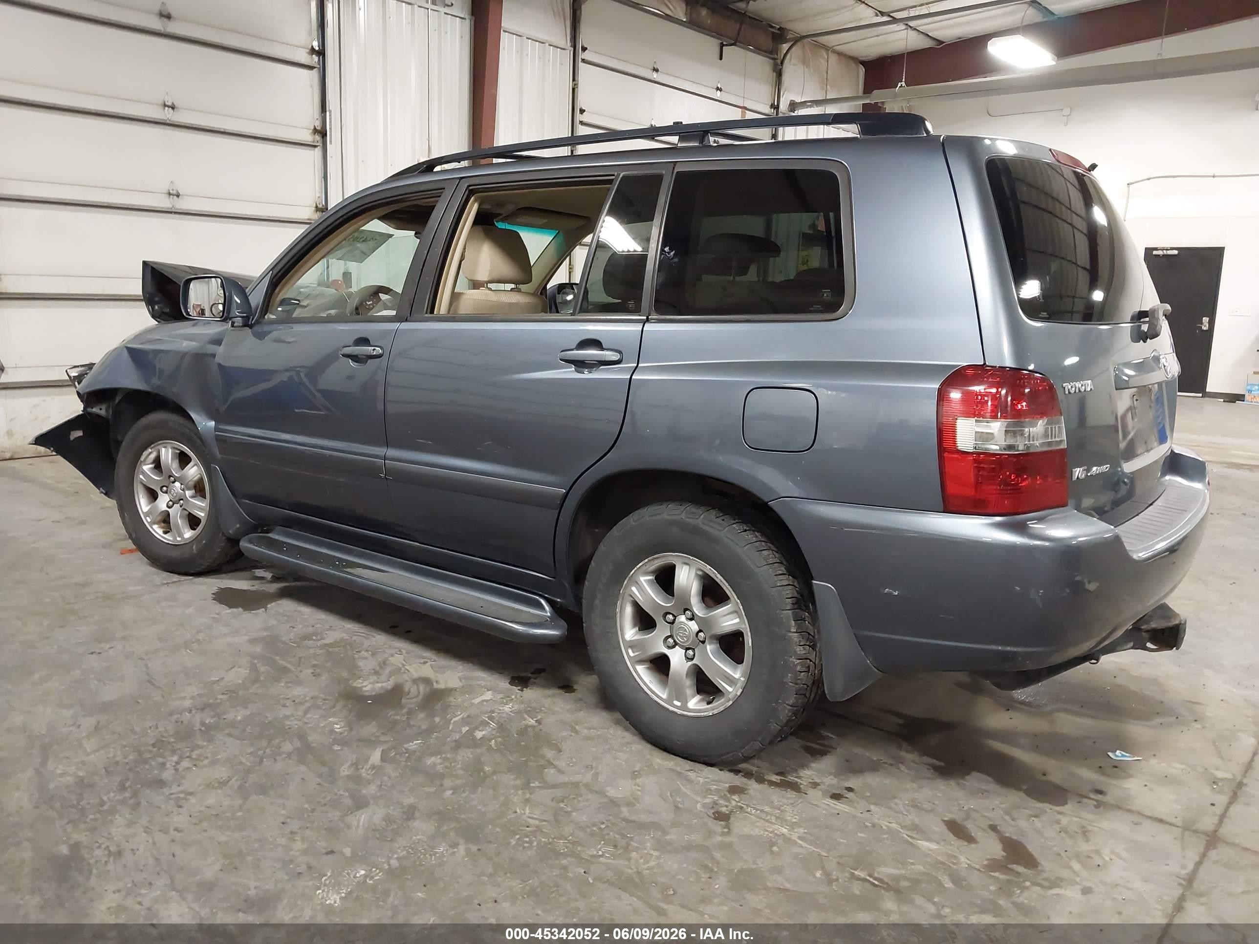 2004 Toyota Highlander V6 Синий vin: JTEEP21A940036937