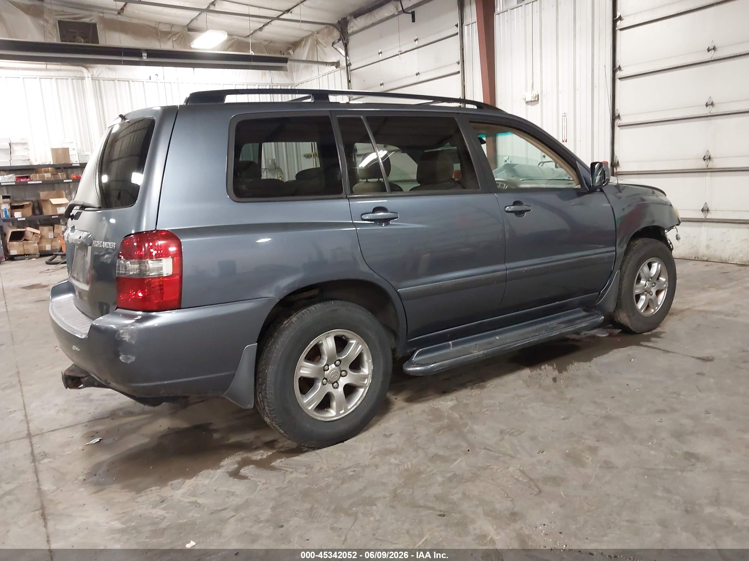 2004 Toyota Highlander V6 Синий vin: JTEEP21A940036937