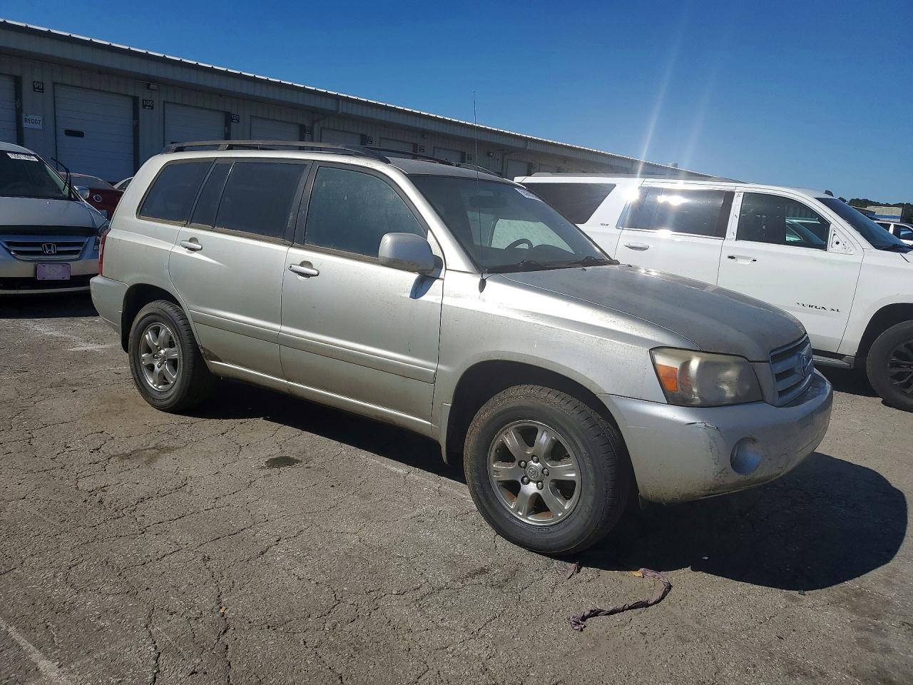 2005 Toyota Highlander Limited Silver vin: JTEEP21A950072435