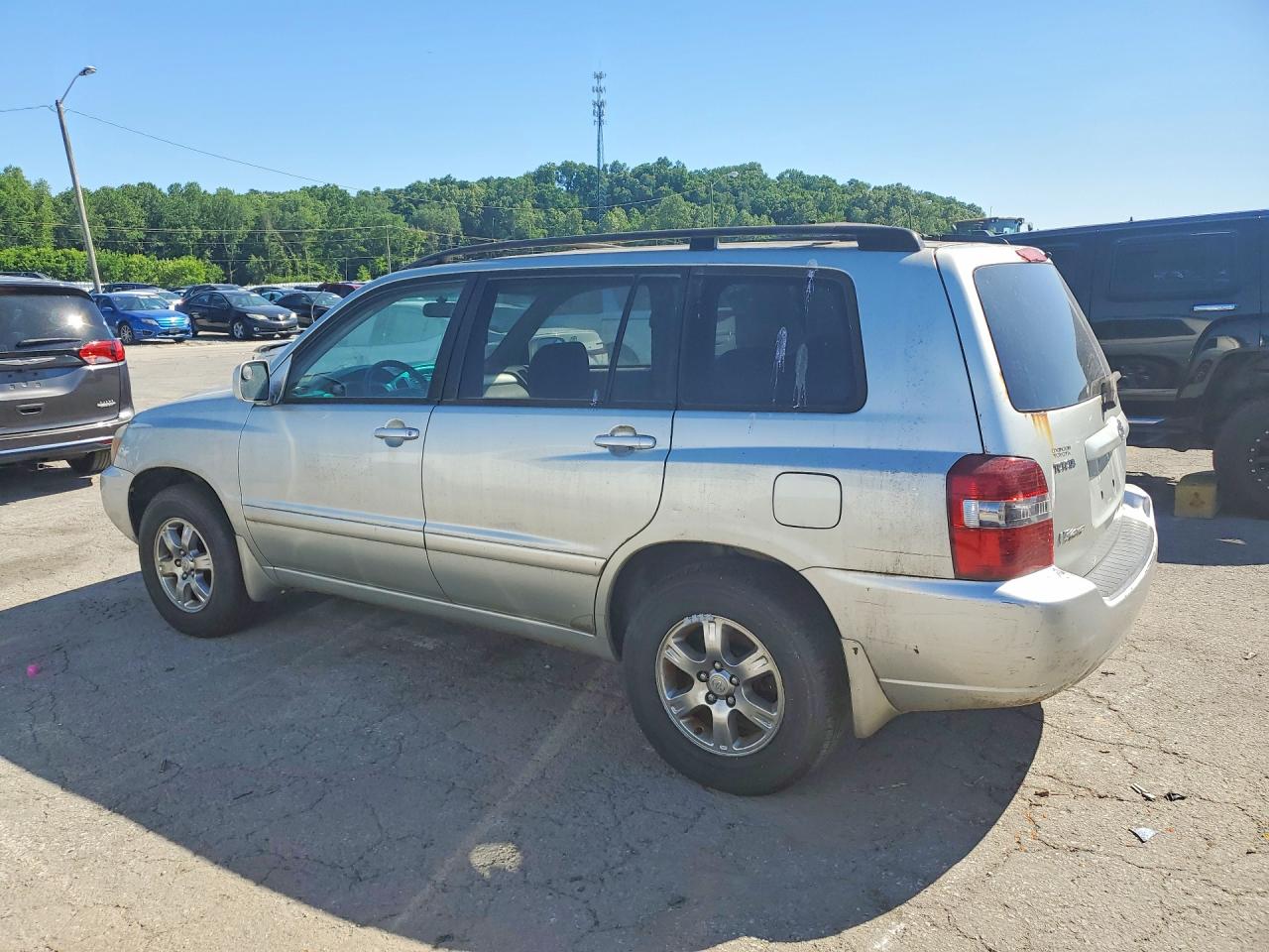 2005 Toyota Highlander Limited Silver vin: JTEEP21A950072435