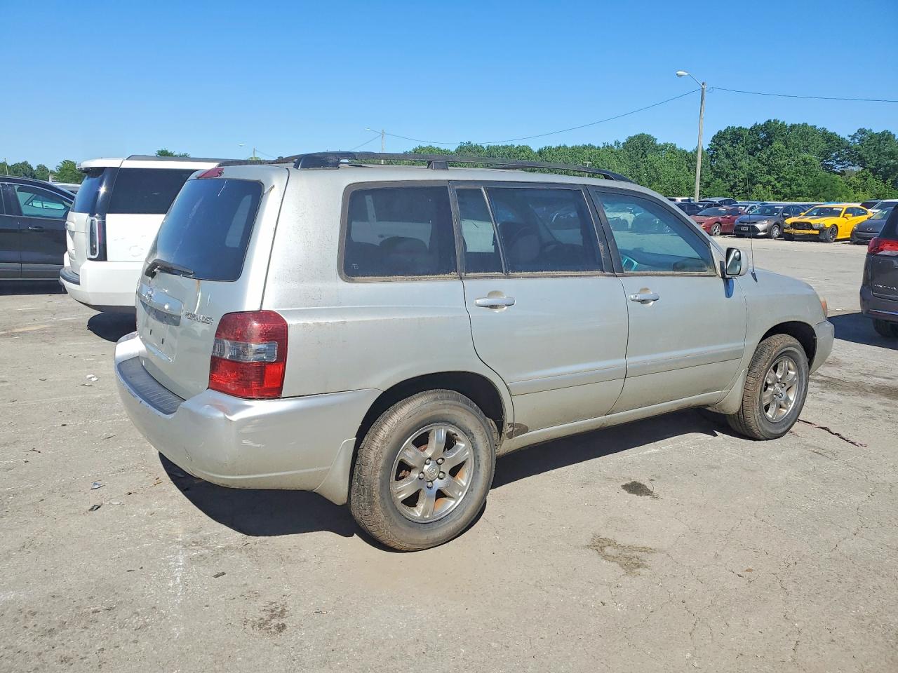 2005 Toyota Highlander Limited Silver vin: JTEEP21A950072435