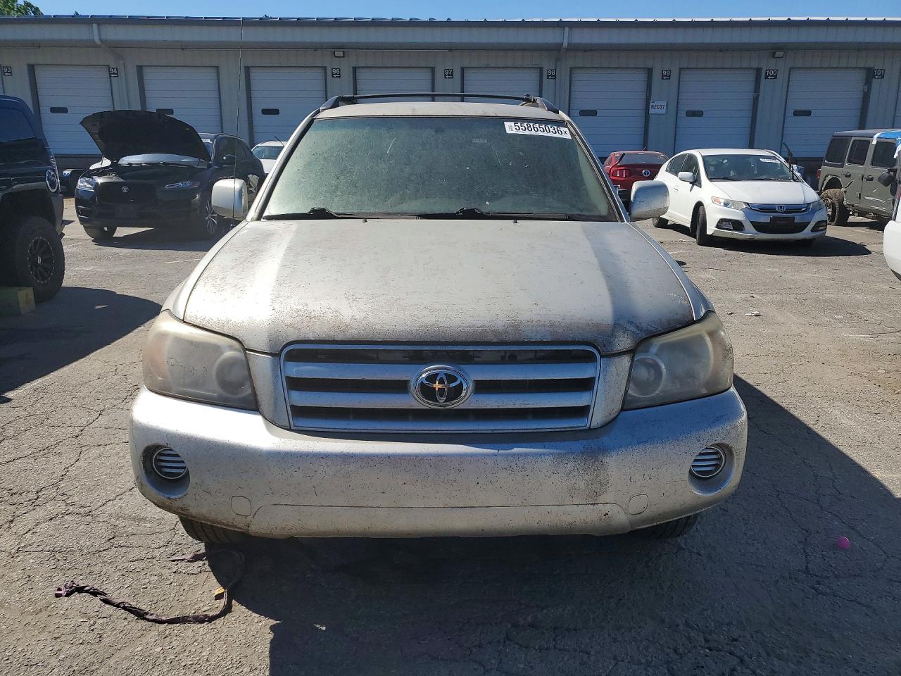 2005 Toyota Highlander Limited Silver vin: JTEEP21A950072435
