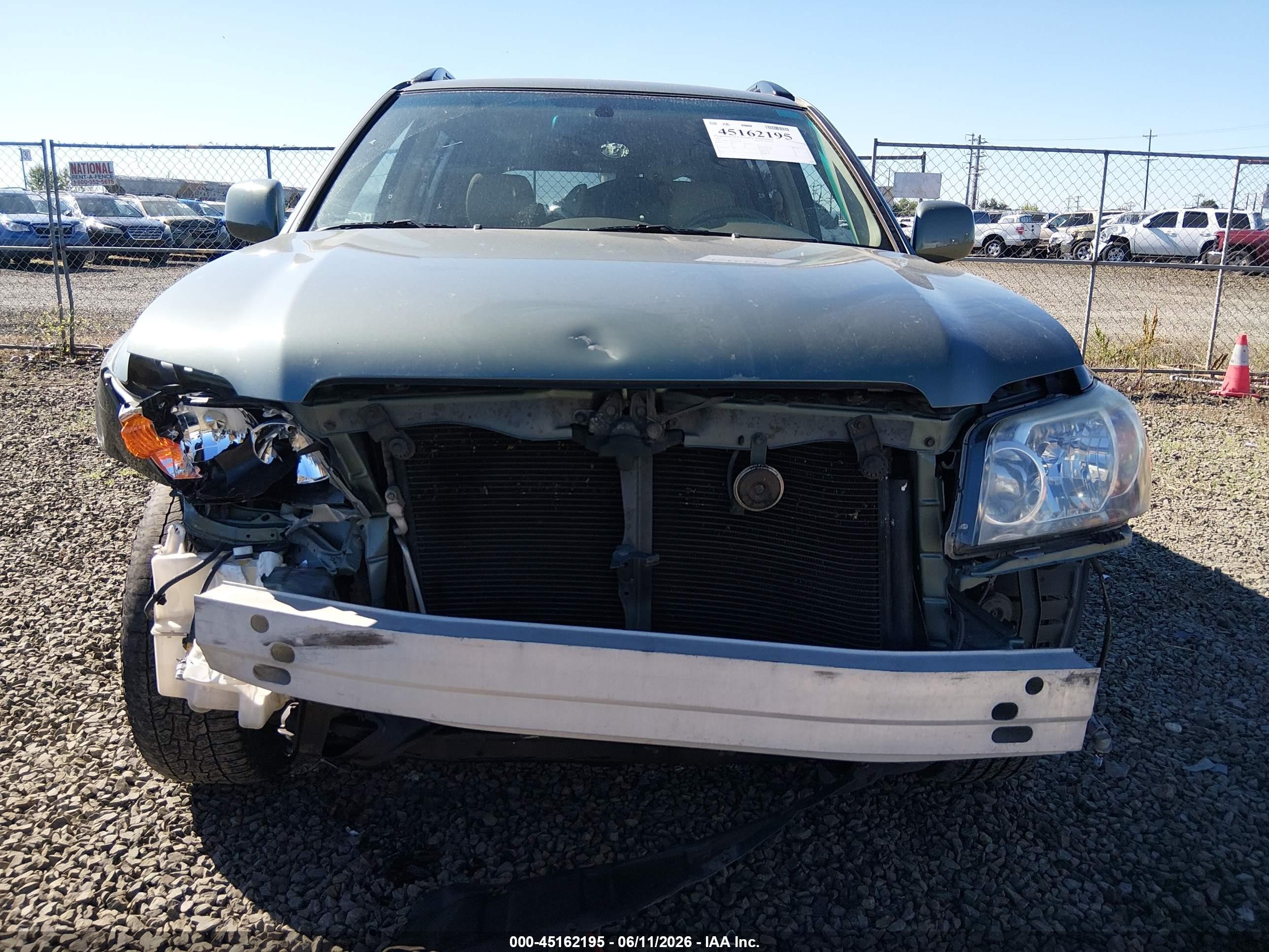 2005 Toyota Highlander Limited V6 Зеленый vin: JTEEP21A950073696
