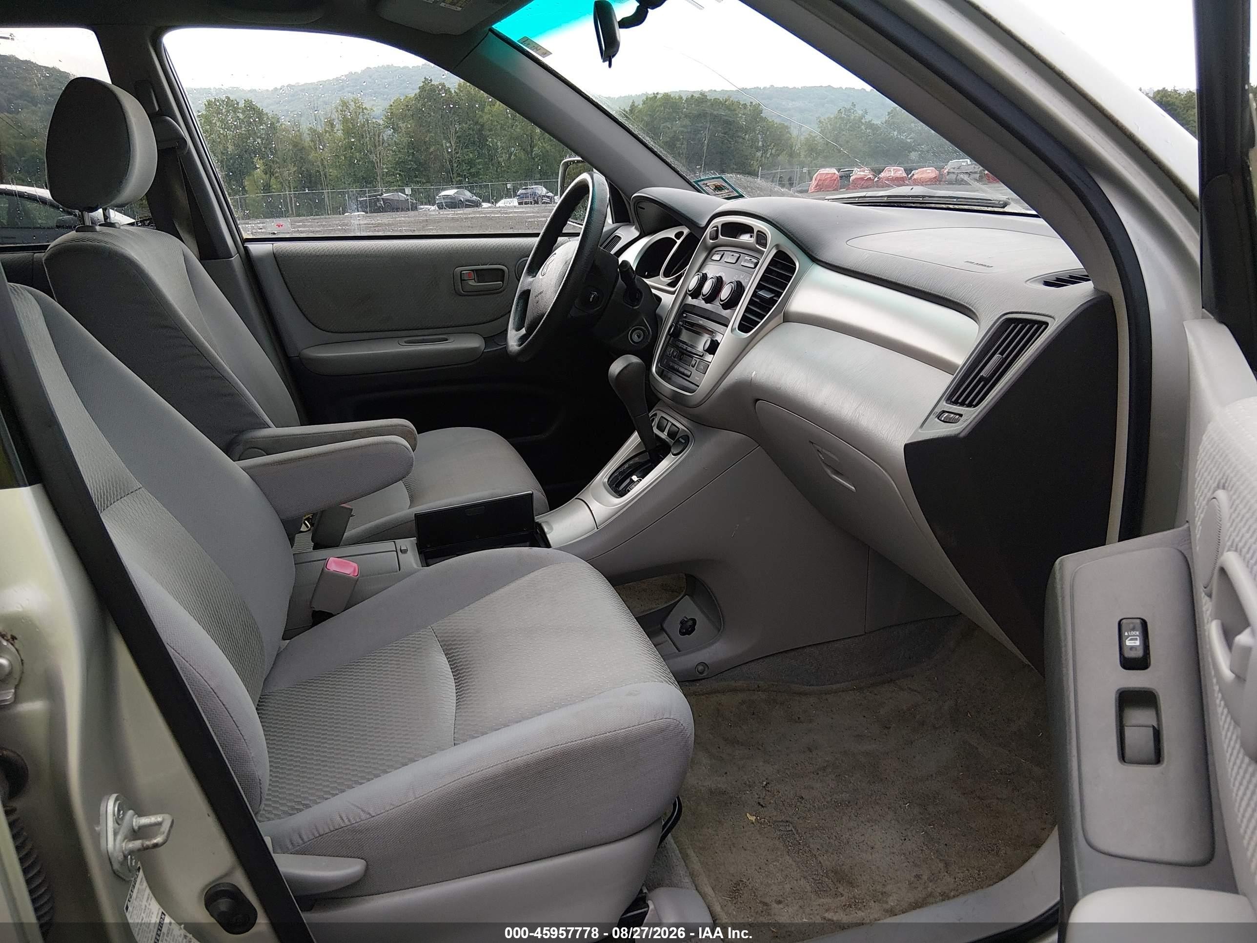 2005 Toyota Highlander V6 Серебряный vin: JTEEP21A950090921