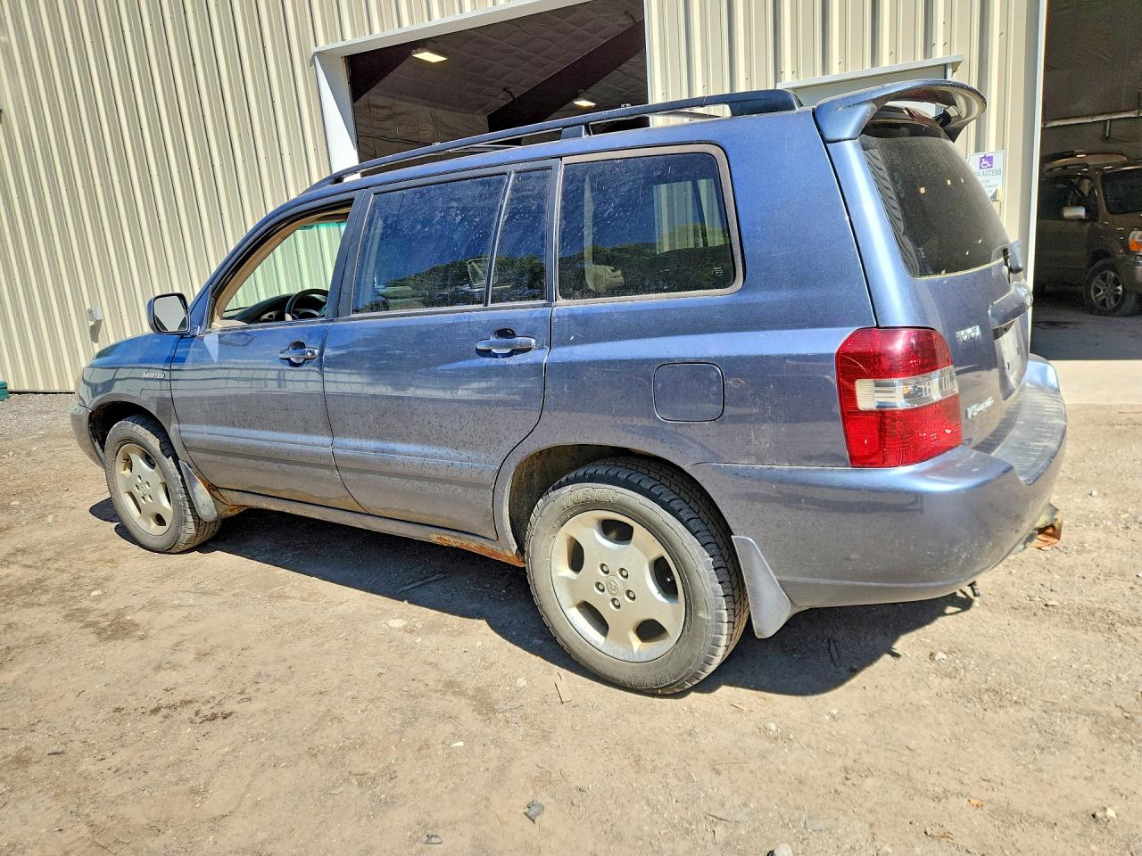 2005 Toyota Highlander Limited Синий vin: JTEEP21A950094726