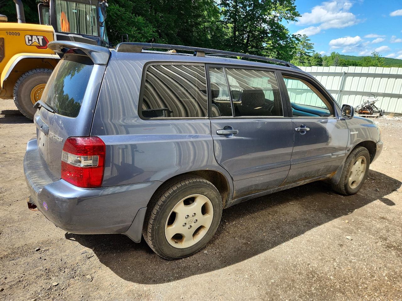 2005 Toyota Highlander Limited Синий vin: JTEEP21A950094726