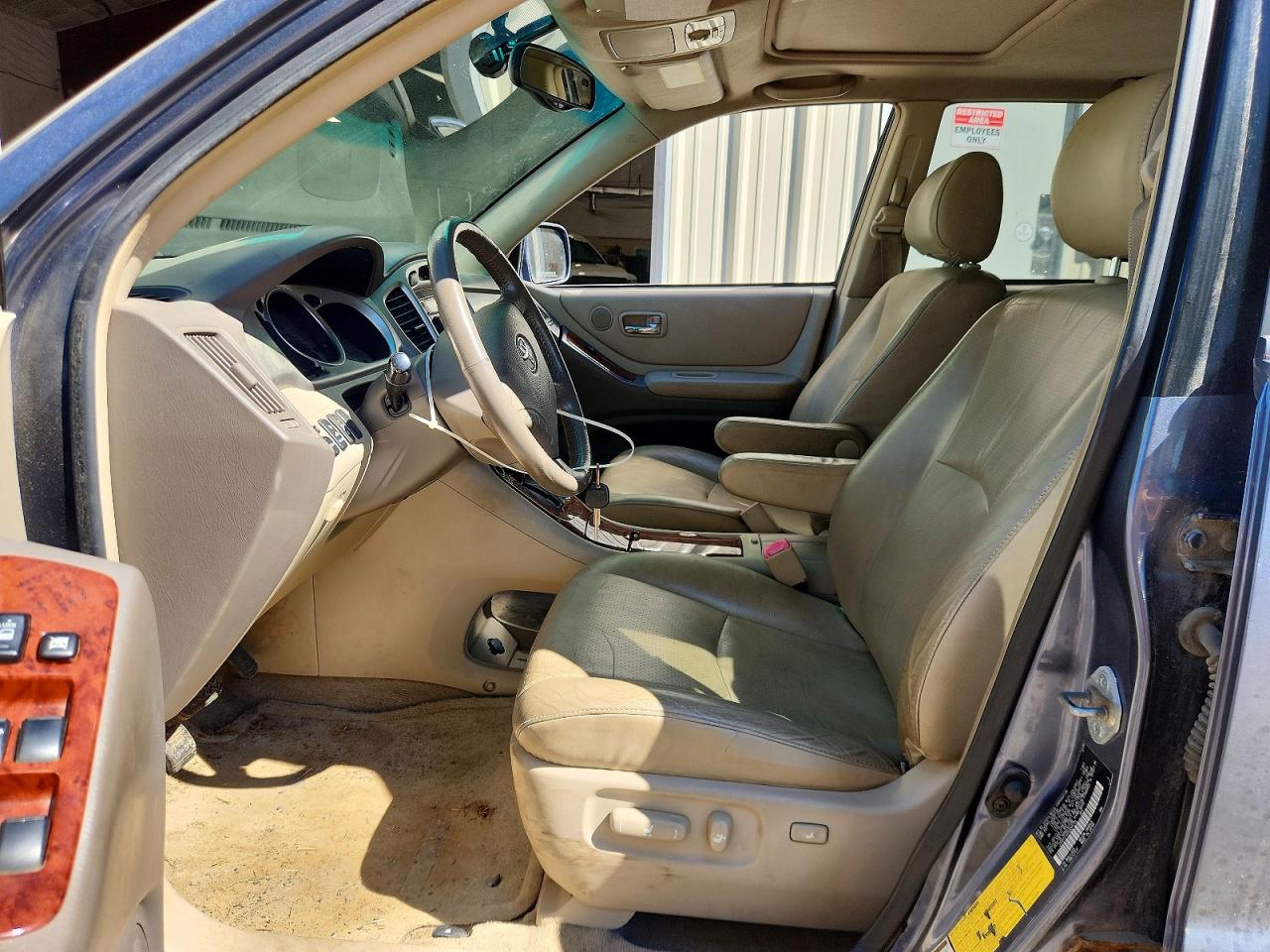2005 Toyota Highlander Limited Синий vin: JTEEP21A950094726