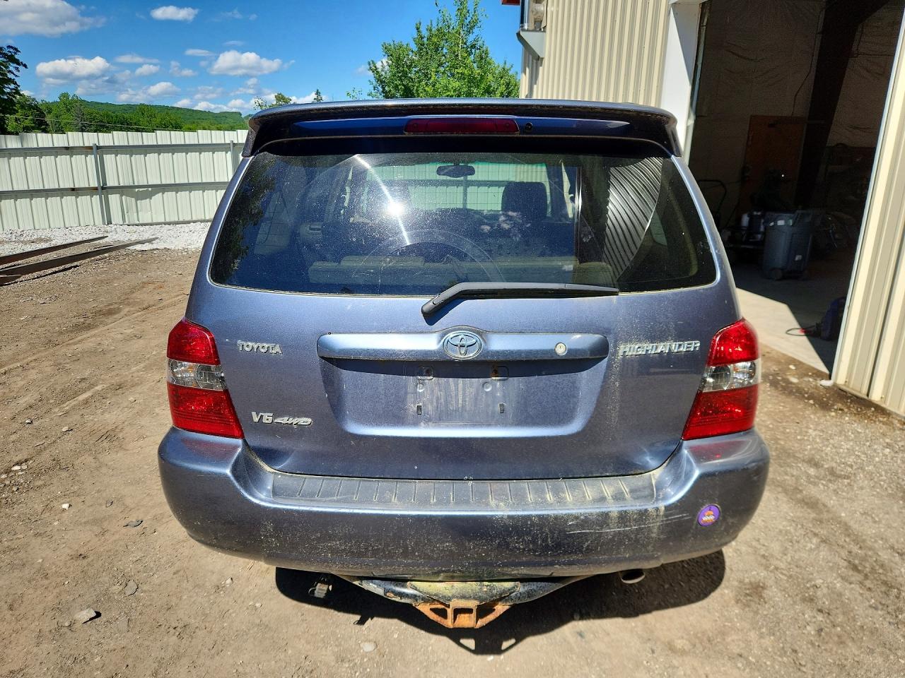 2005 Toyota Highlander Limited Синий vin: JTEEP21A950094726
