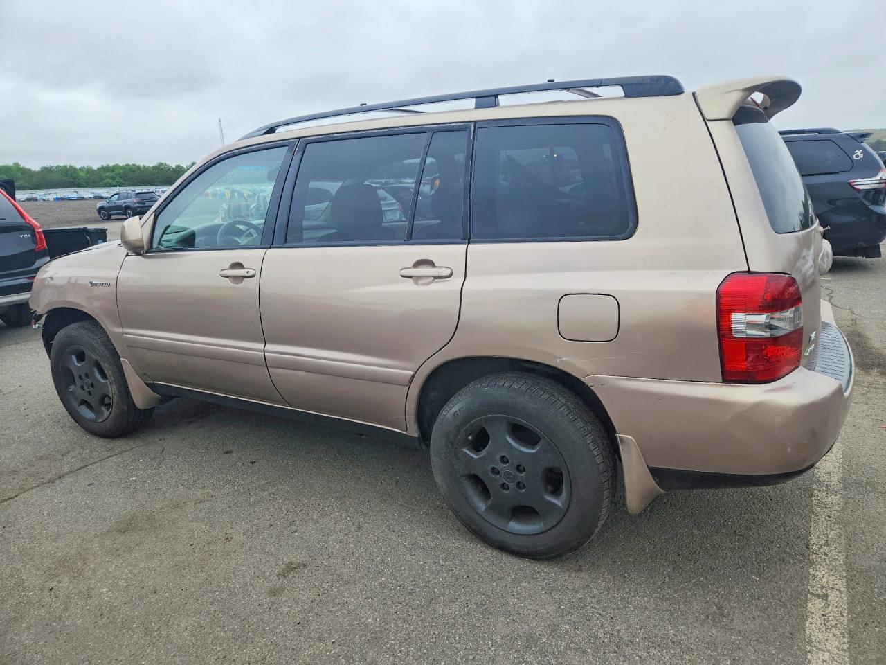 2005 Toyota Highlander Limited Tan vin: JTEEP21A950127014