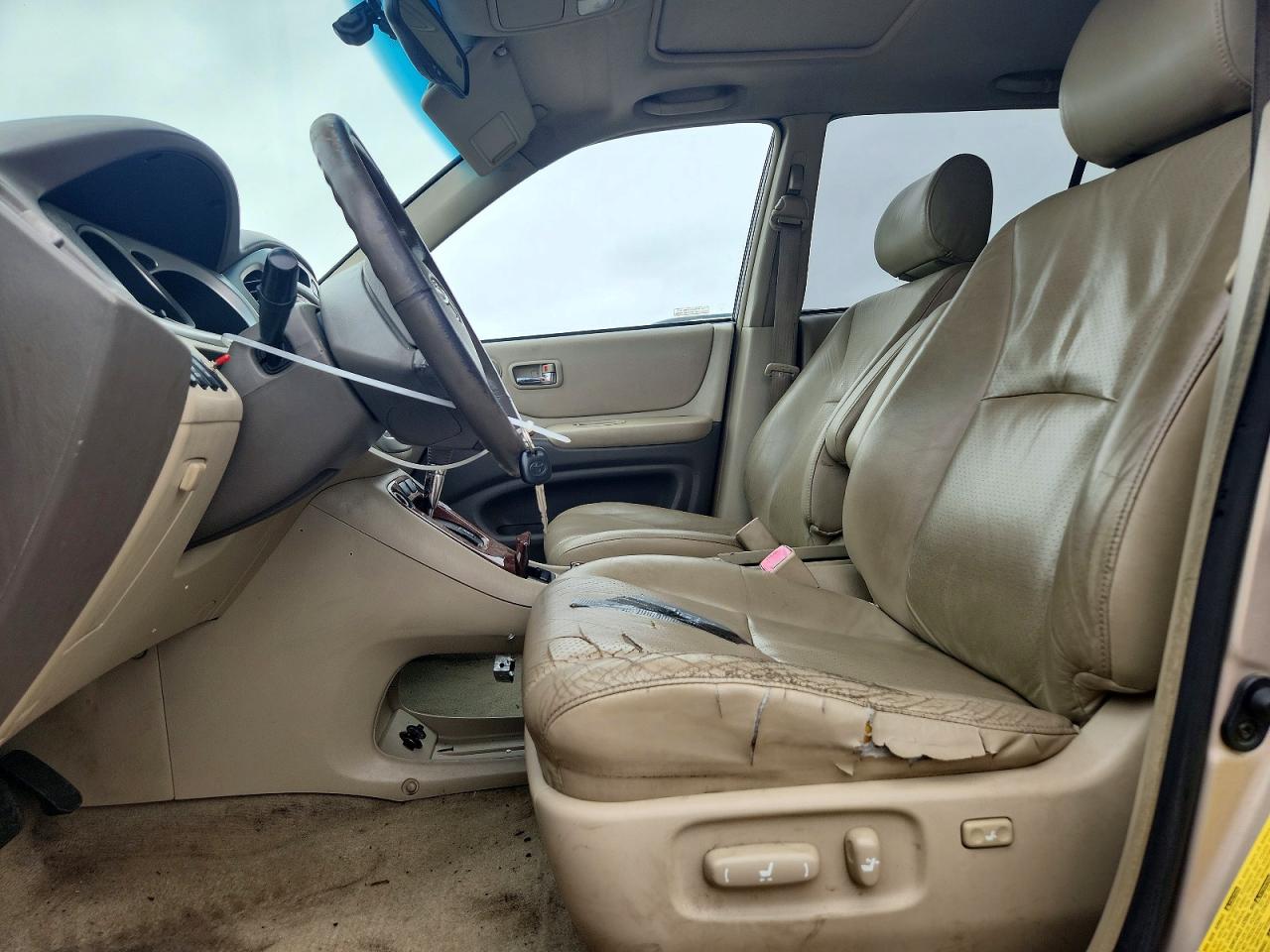 2005 Toyota Highlander Limited Tan vin: JTEEP21A950127014