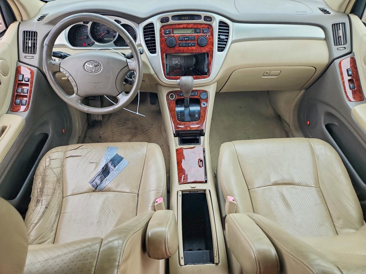 2005 Toyota Highlander Limited Tan vin: JTEEP21A950127014