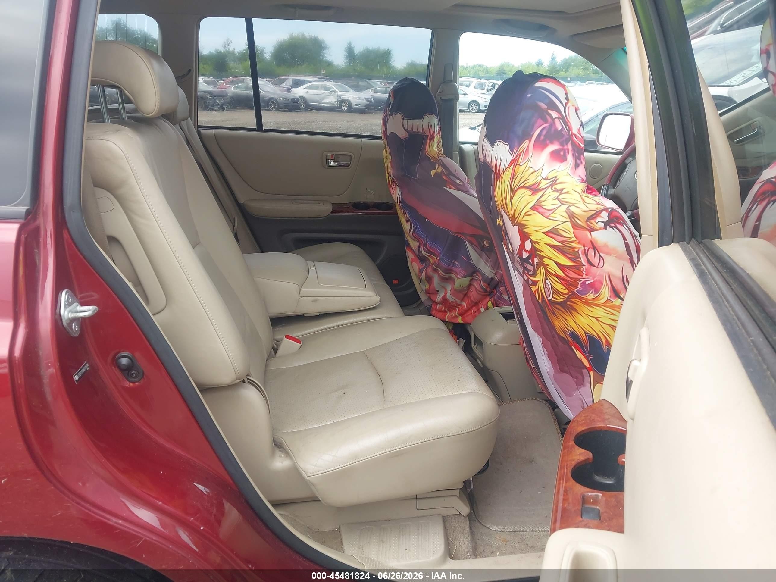 2006 Toyota Highlander Limited V6 Темно-бордовый vin: JTEEP21A960146096
