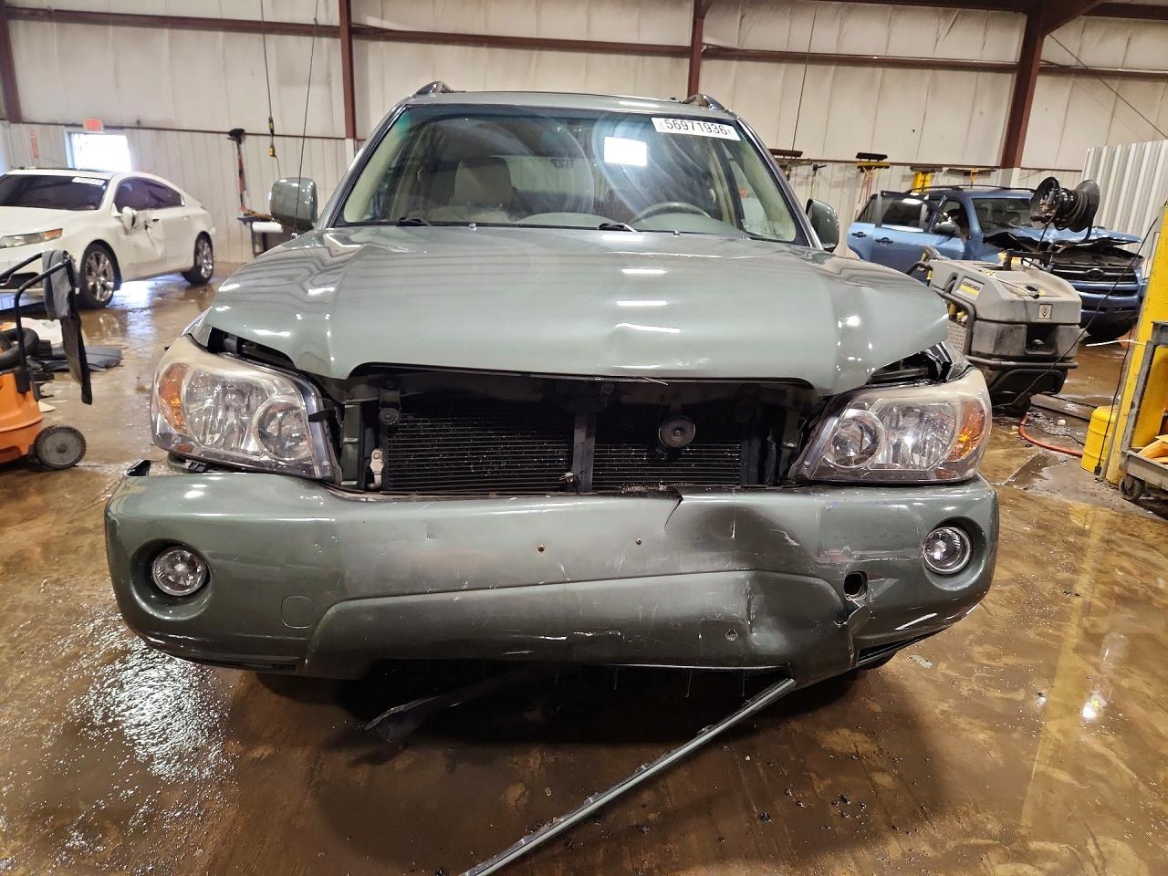 2006 Toyota Highlander Limited Green vin: JTEEP21A960183634