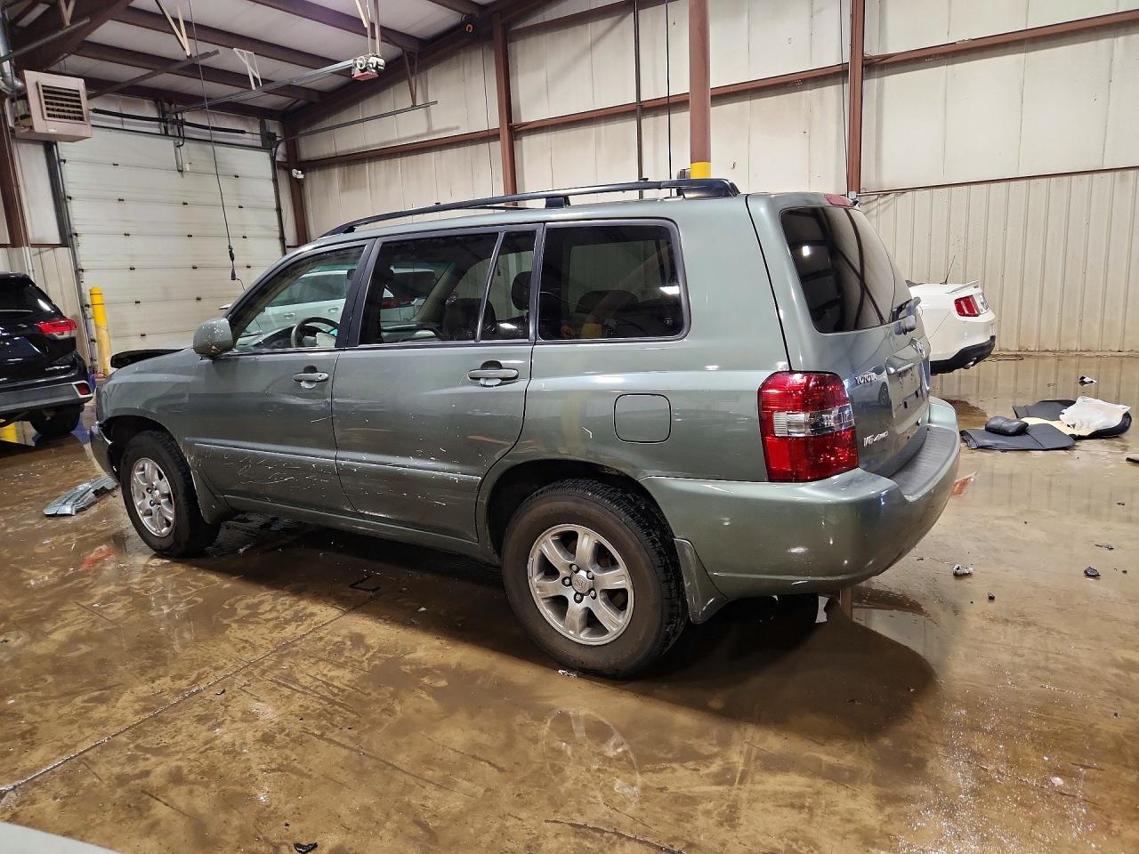 2006 Toyota Highlander Limited Green vin: JTEEP21A960183634