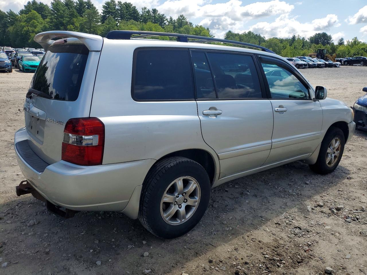 2007 Toyota Highlander Base Серебряный vin: JTEEP21A970204256