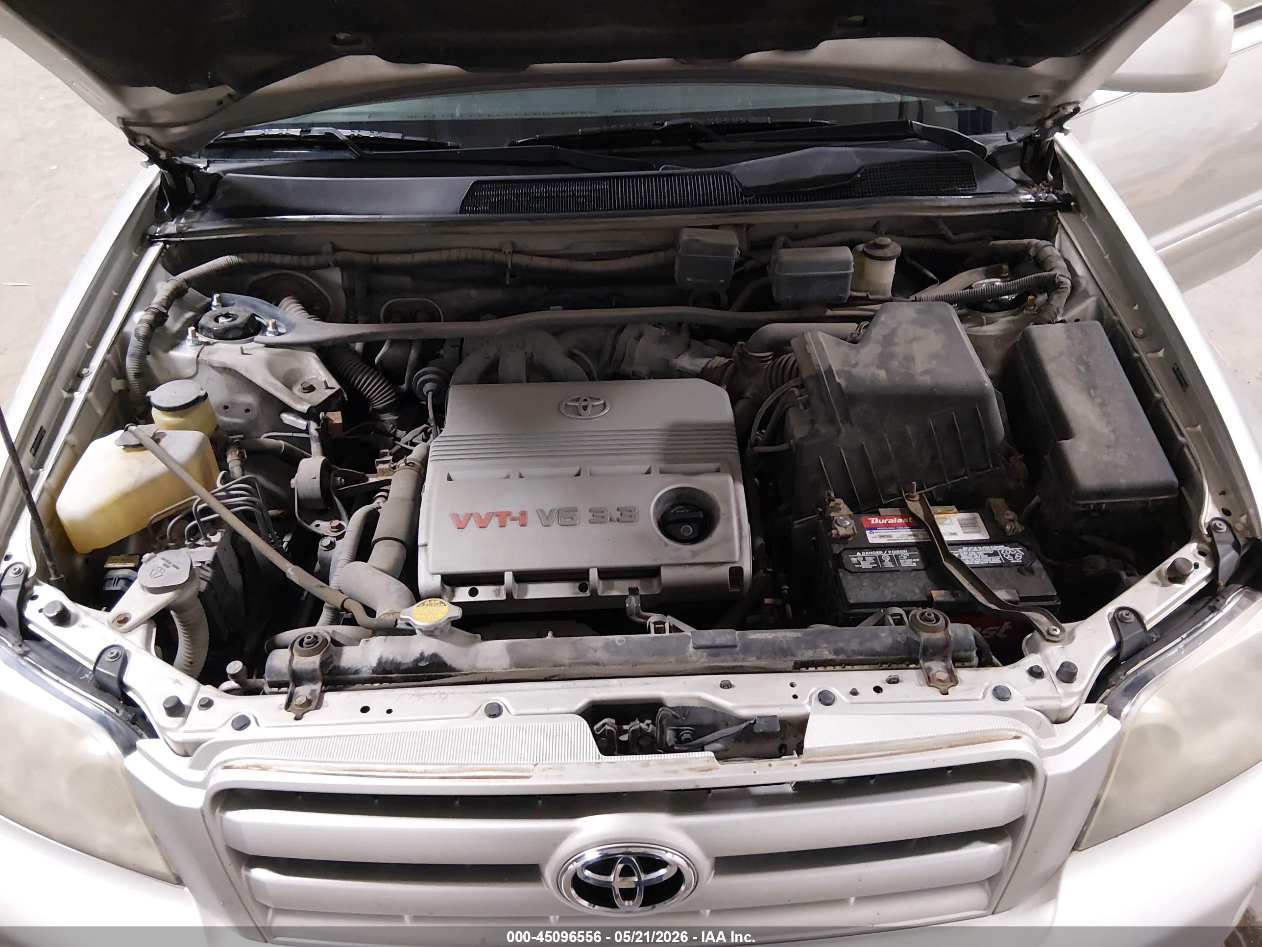 2007 Toyota Highlander Limited V6 Silver vin: JTEEP21A970210798