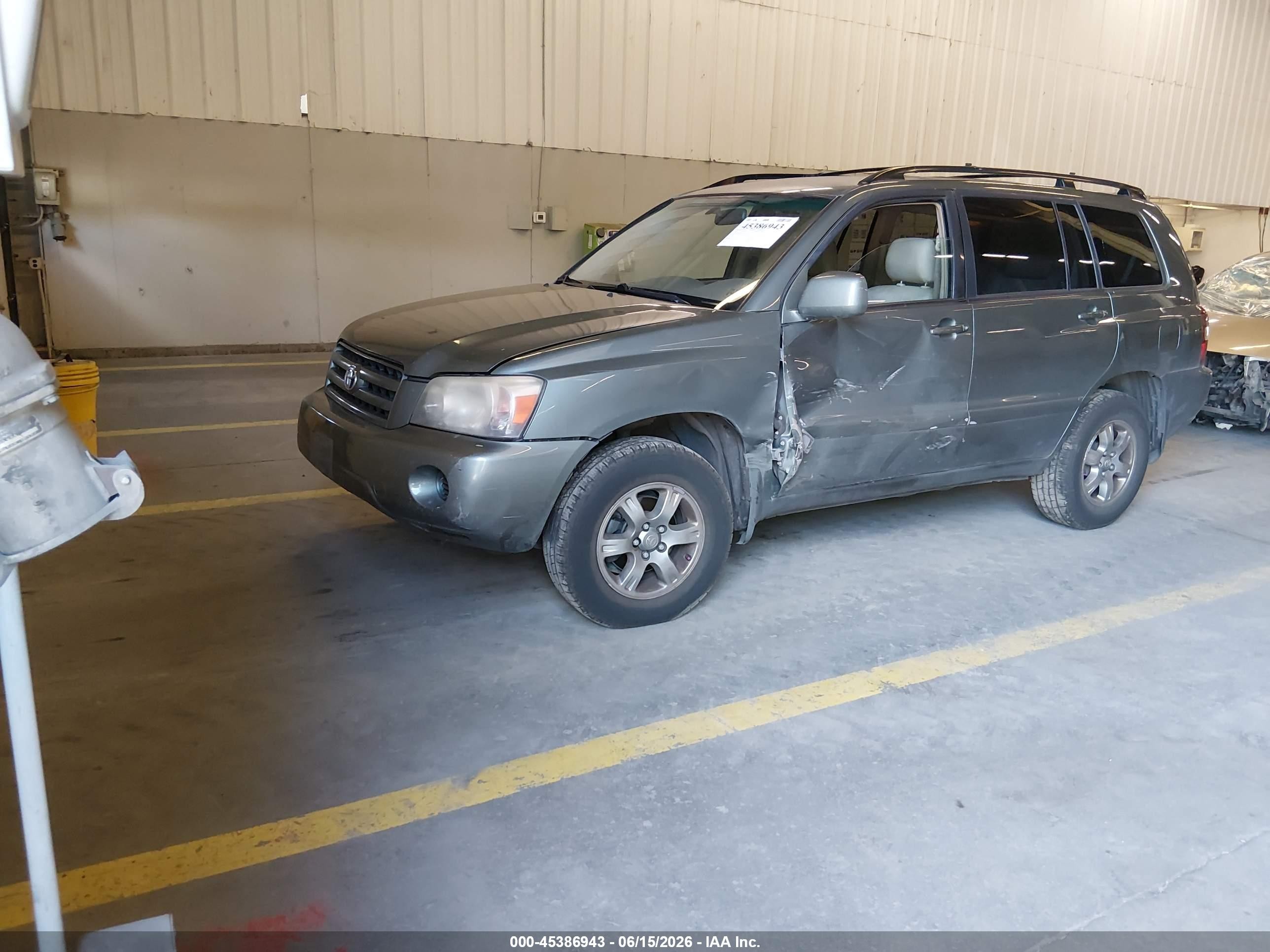 2004 Toyota Highlander V6 Green vin: JTEEP21AX40005874