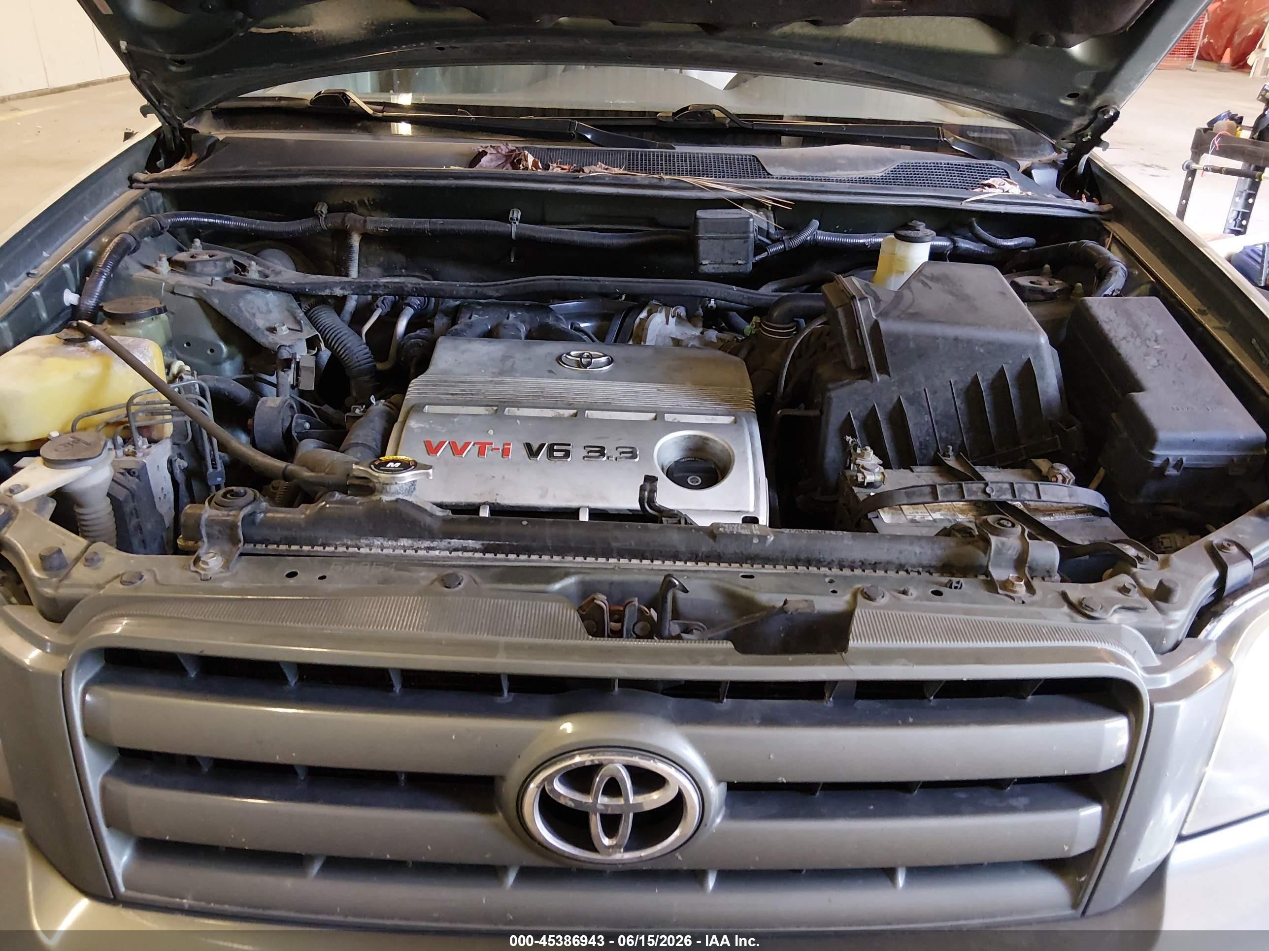 2004 Toyota Highlander V6 Green vin: JTEEP21AX40005874
