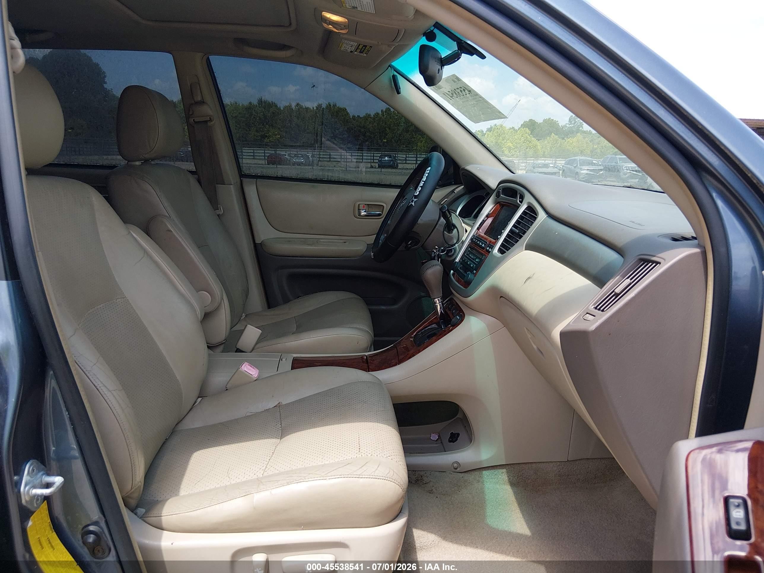 2004 Toyota Highlander Limited V6 Blue vin: JTEEP21AX40006703